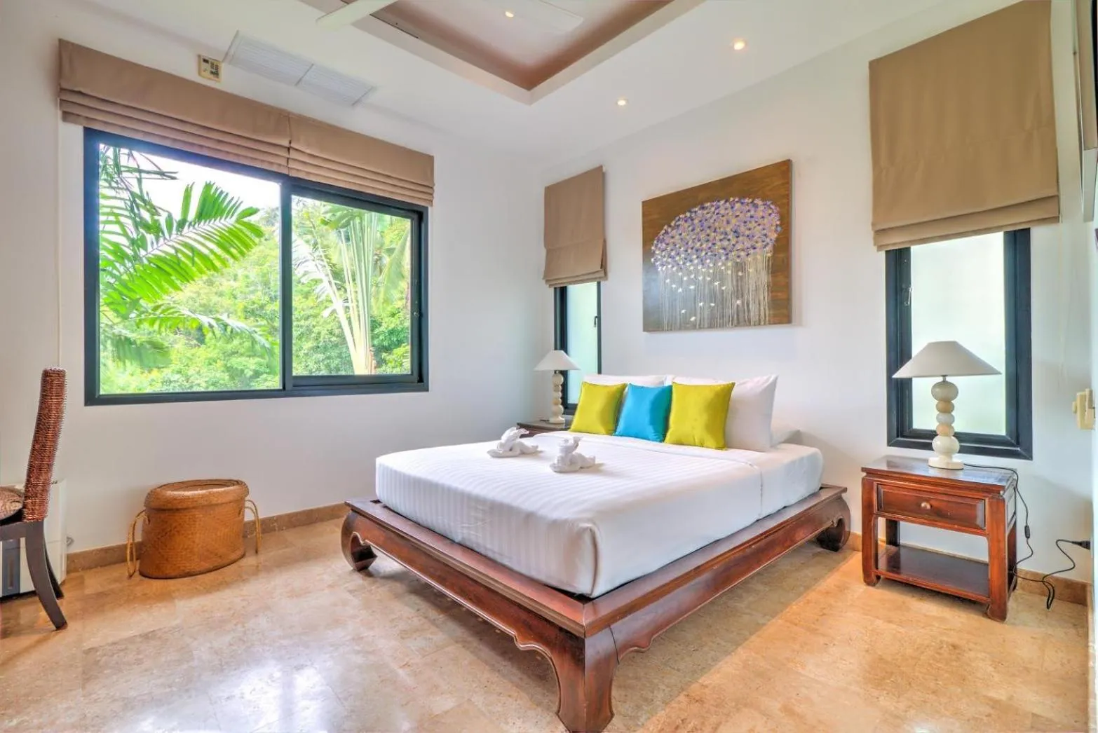 Bed in Villa Baan Saitara
