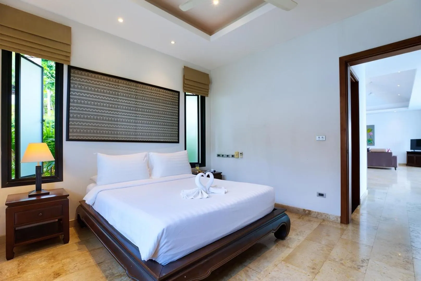 Bed in Villa Baan Saitara