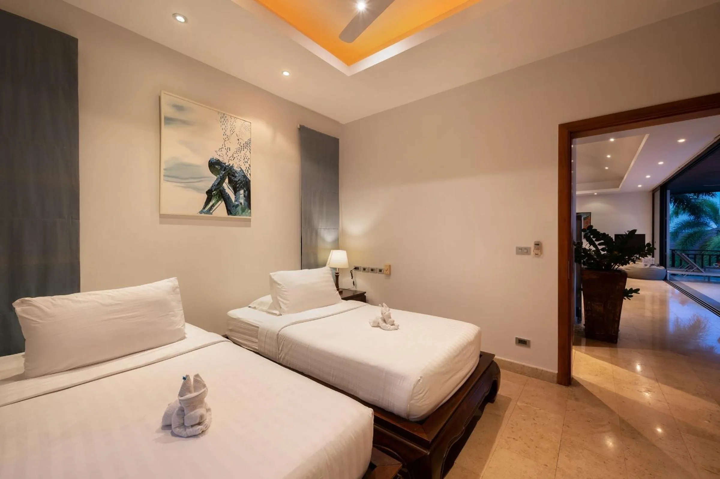 Bed in Villa Baan Saitara