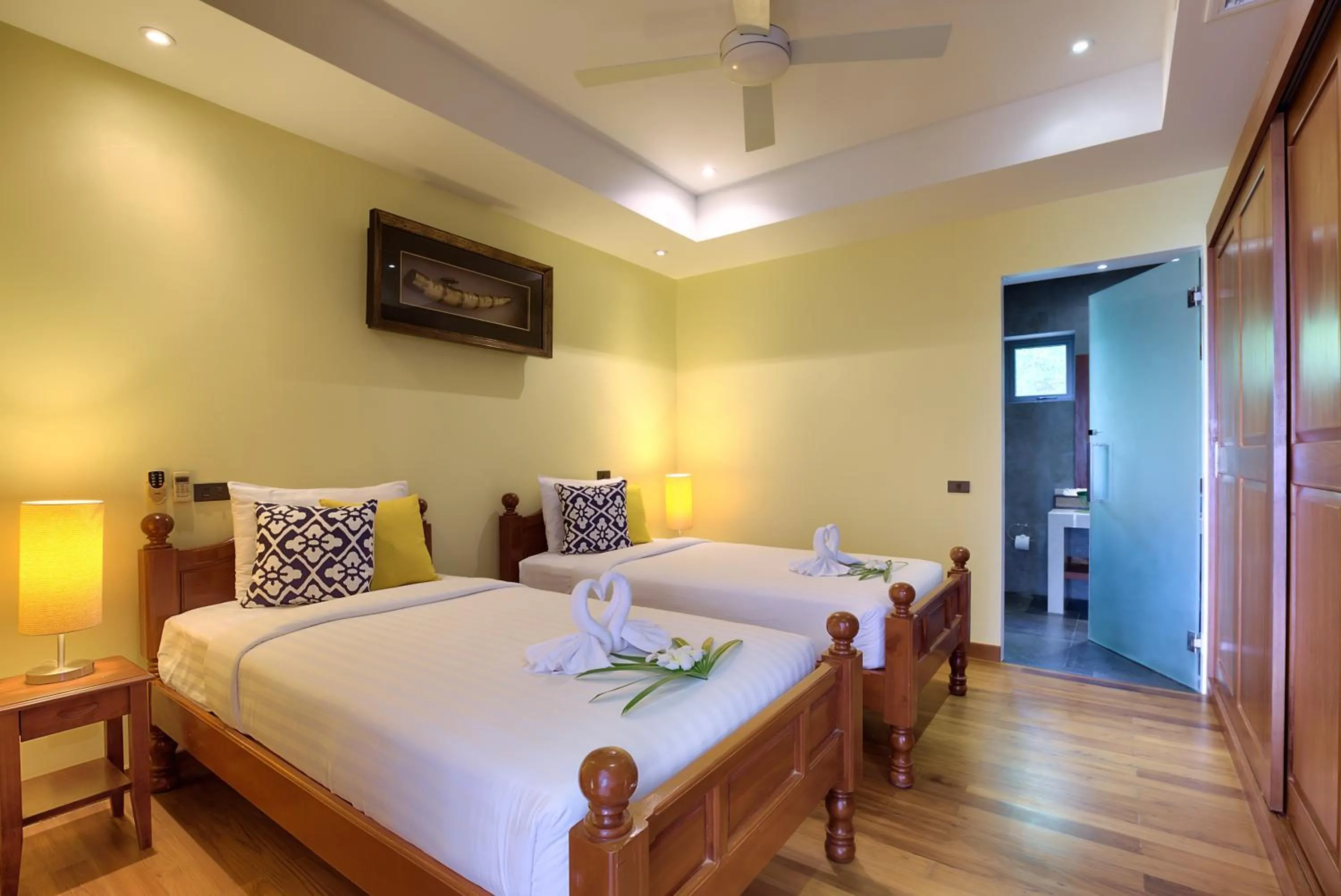 Bed in Villa Baan Saitara
