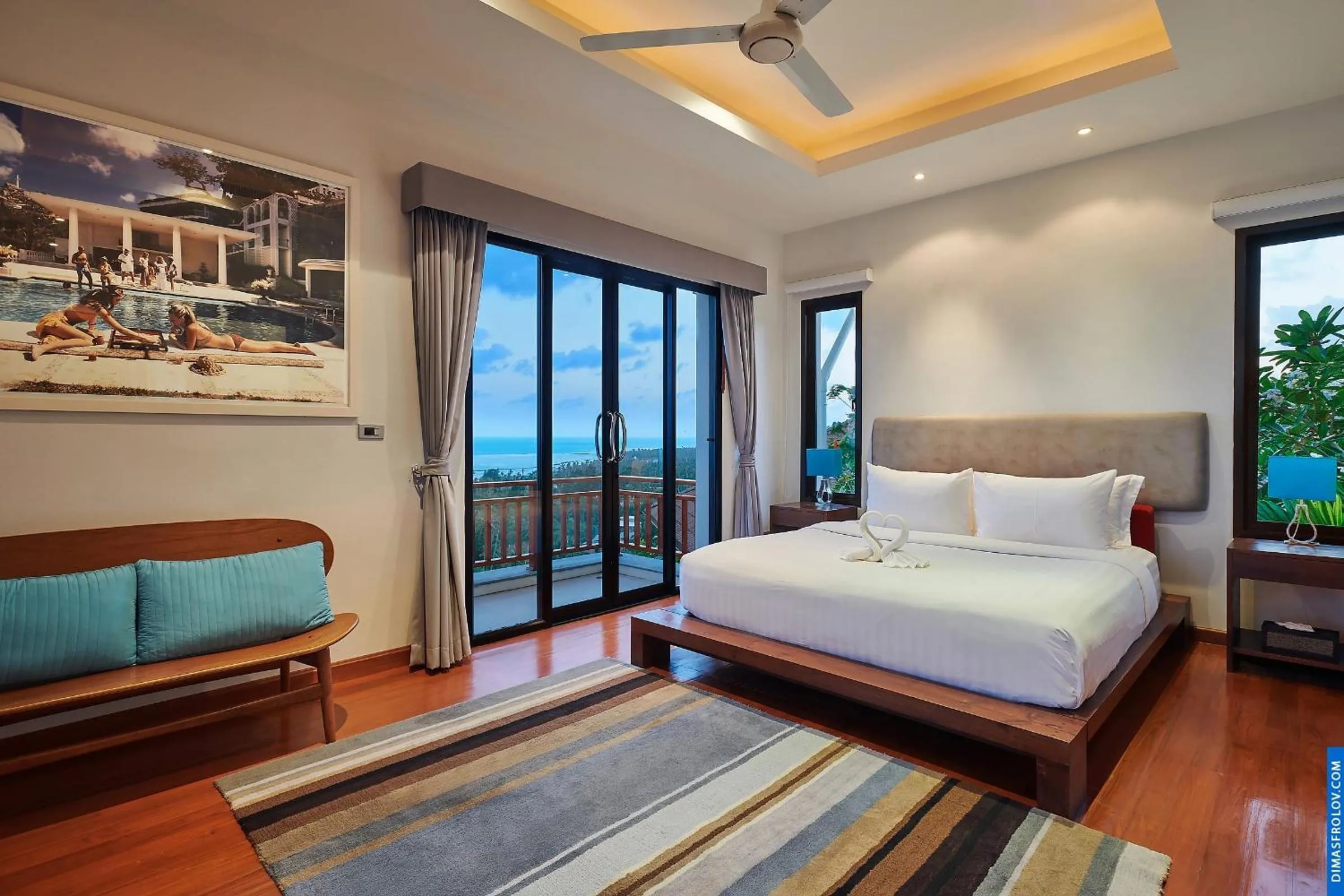 Bed in Villa Baan Saitara