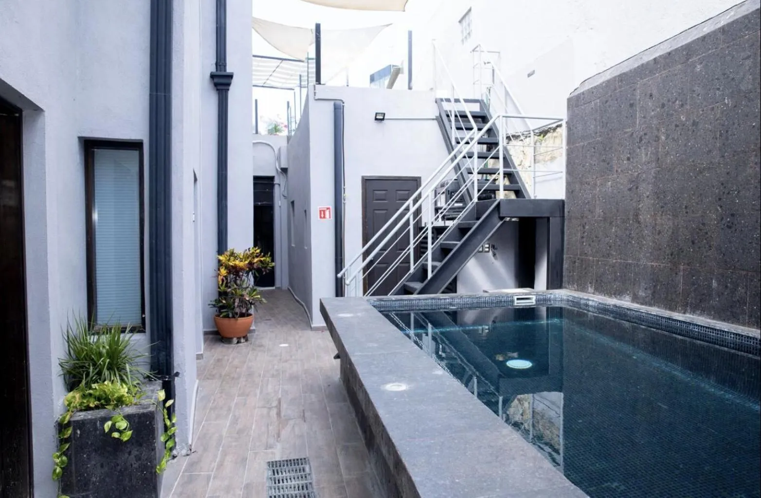 Pool view in Adhoc Boutique Barrio Antiguo