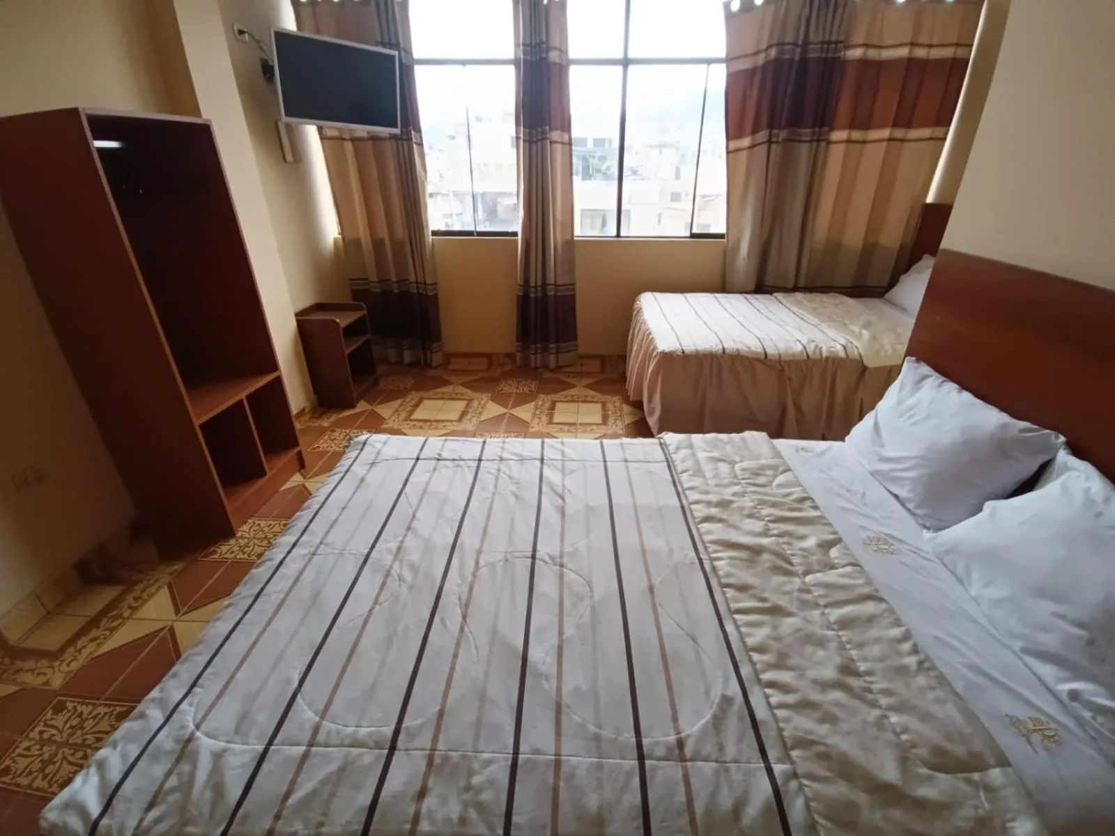 Bed in Hotel El Gran Patriarca