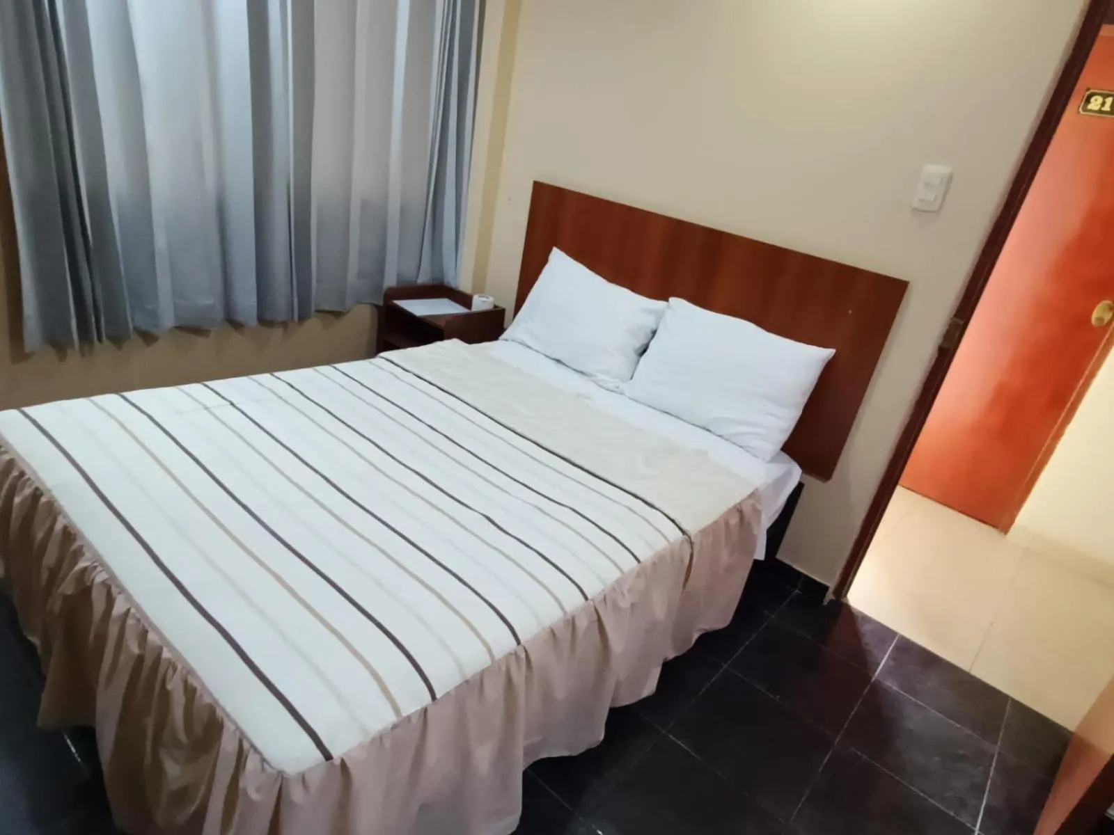 Bed in Hotel El Gran Patriarca