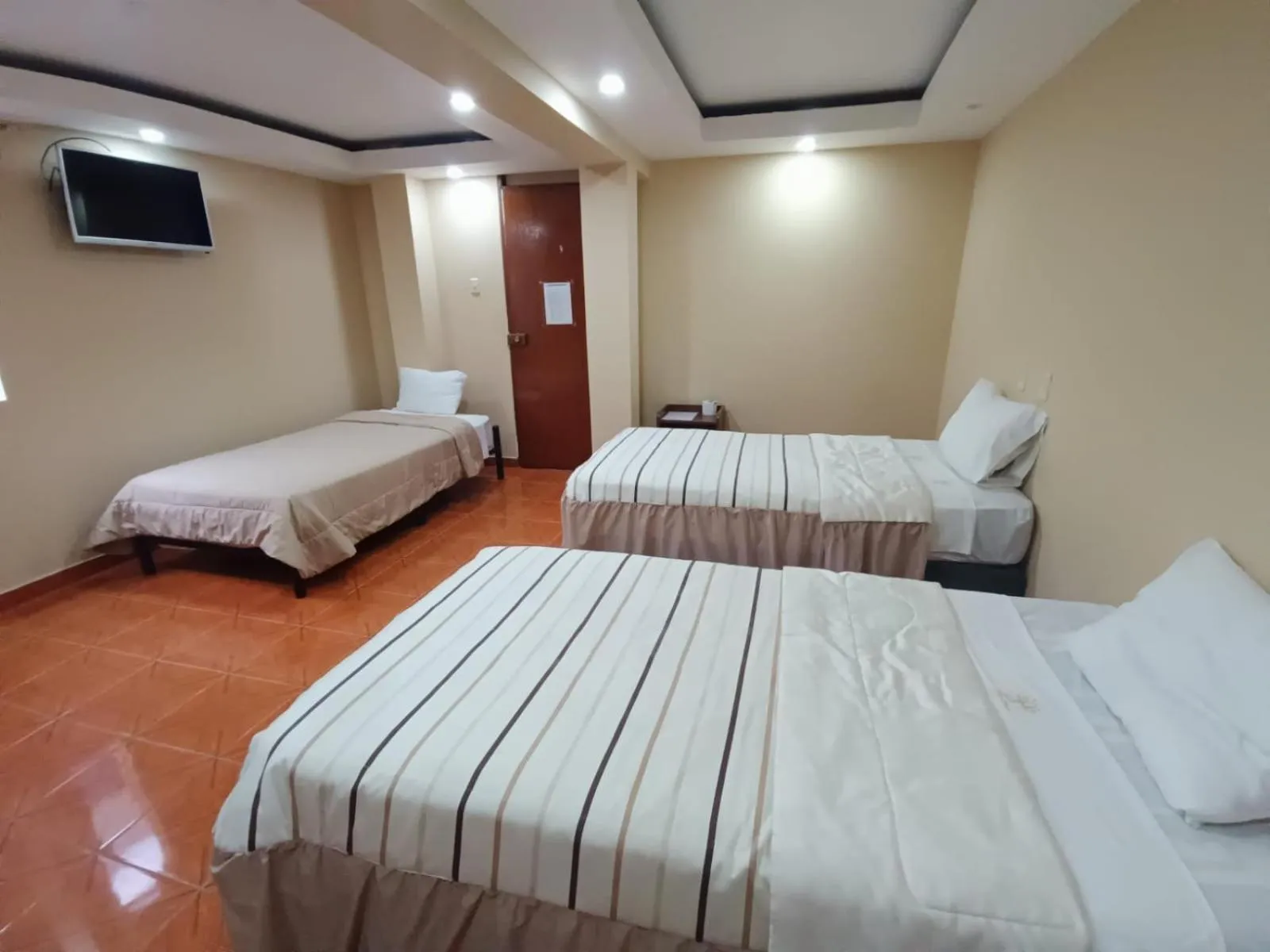 Bed in Hotel El Gran Patriarca