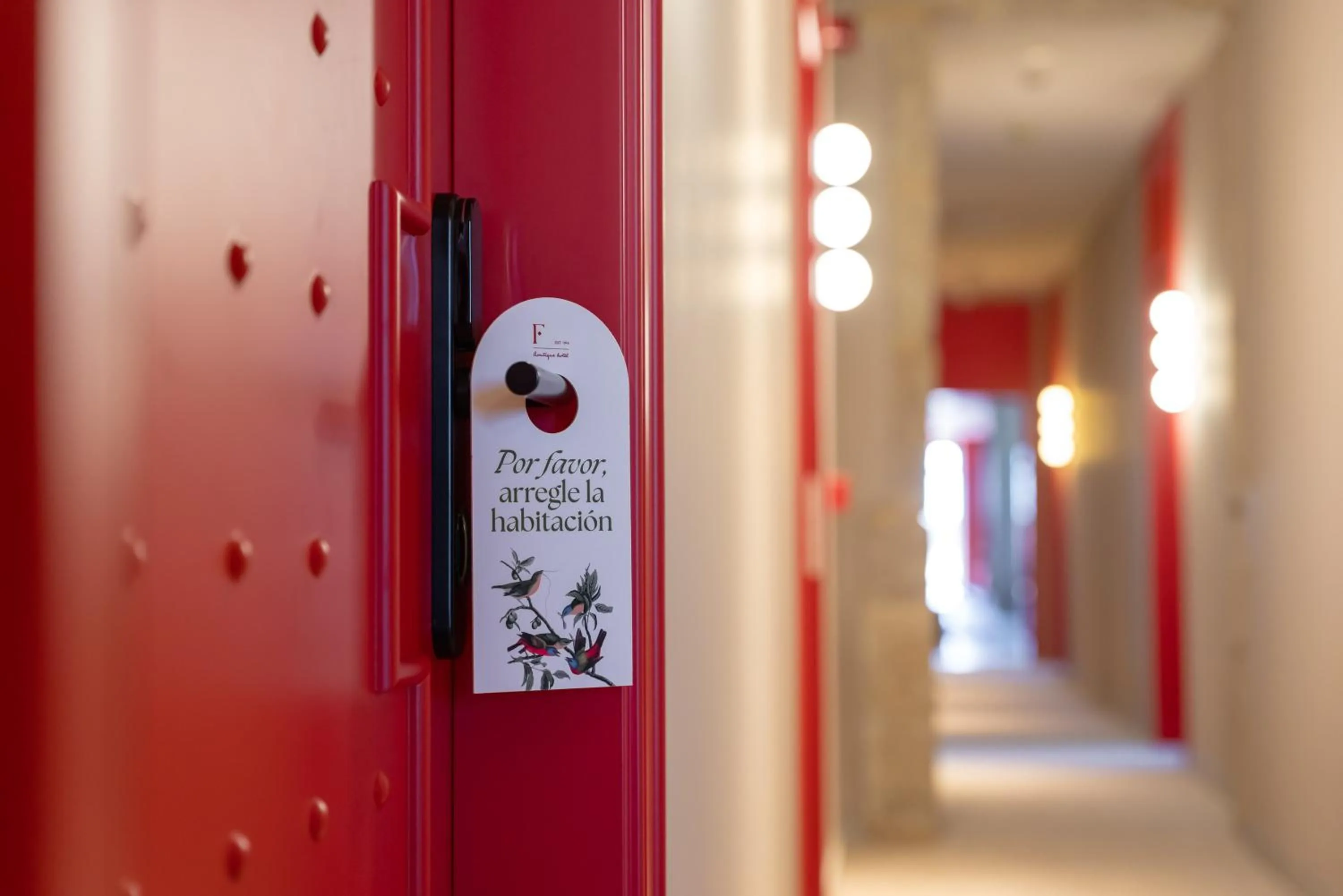 Decorative detail in Hotel Boutique Faro Silleiro