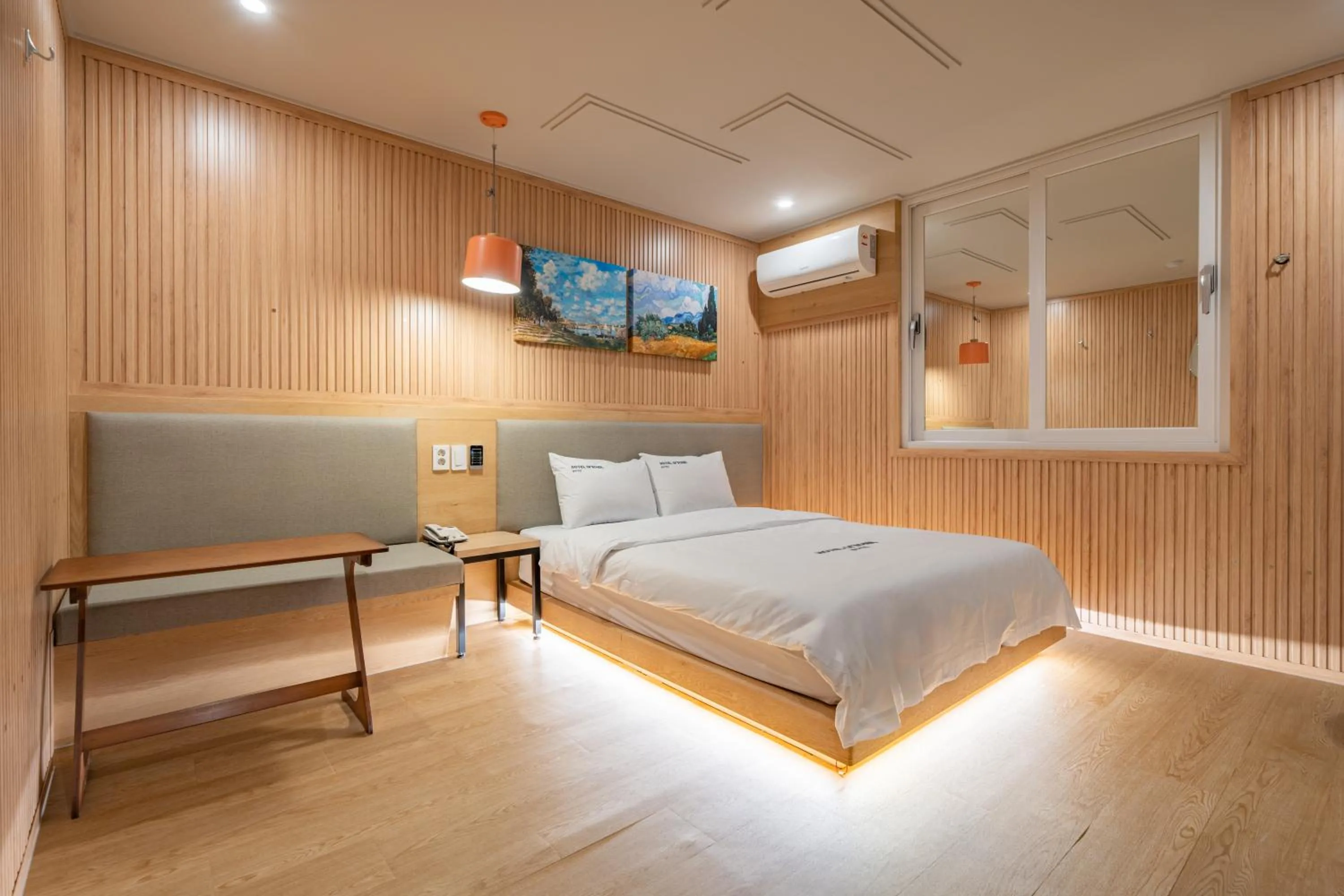 Bed in Hotel Yoegieottae Gwangju Station