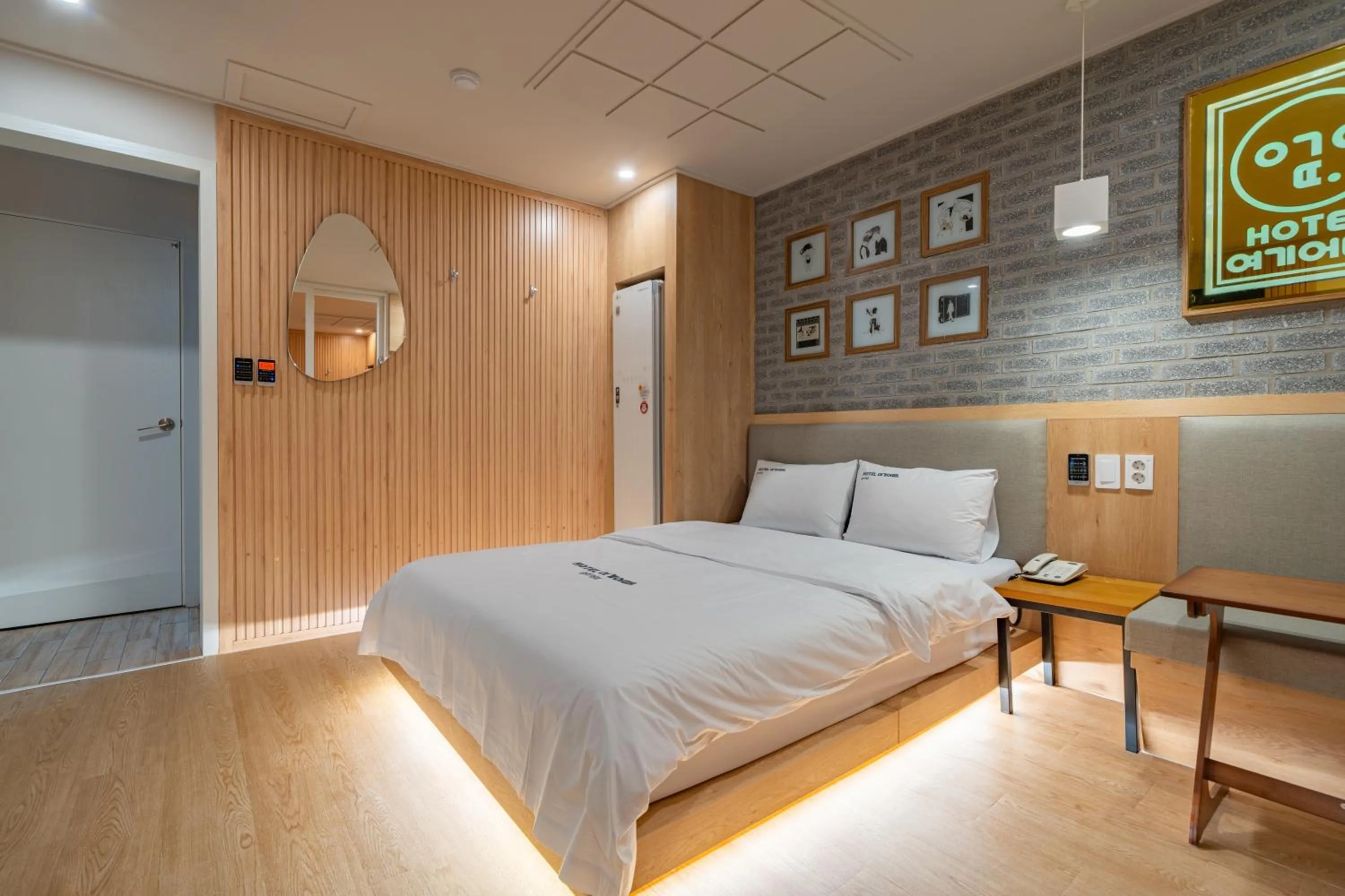 Bed in Hotel Yoegieottae Gwangju Station