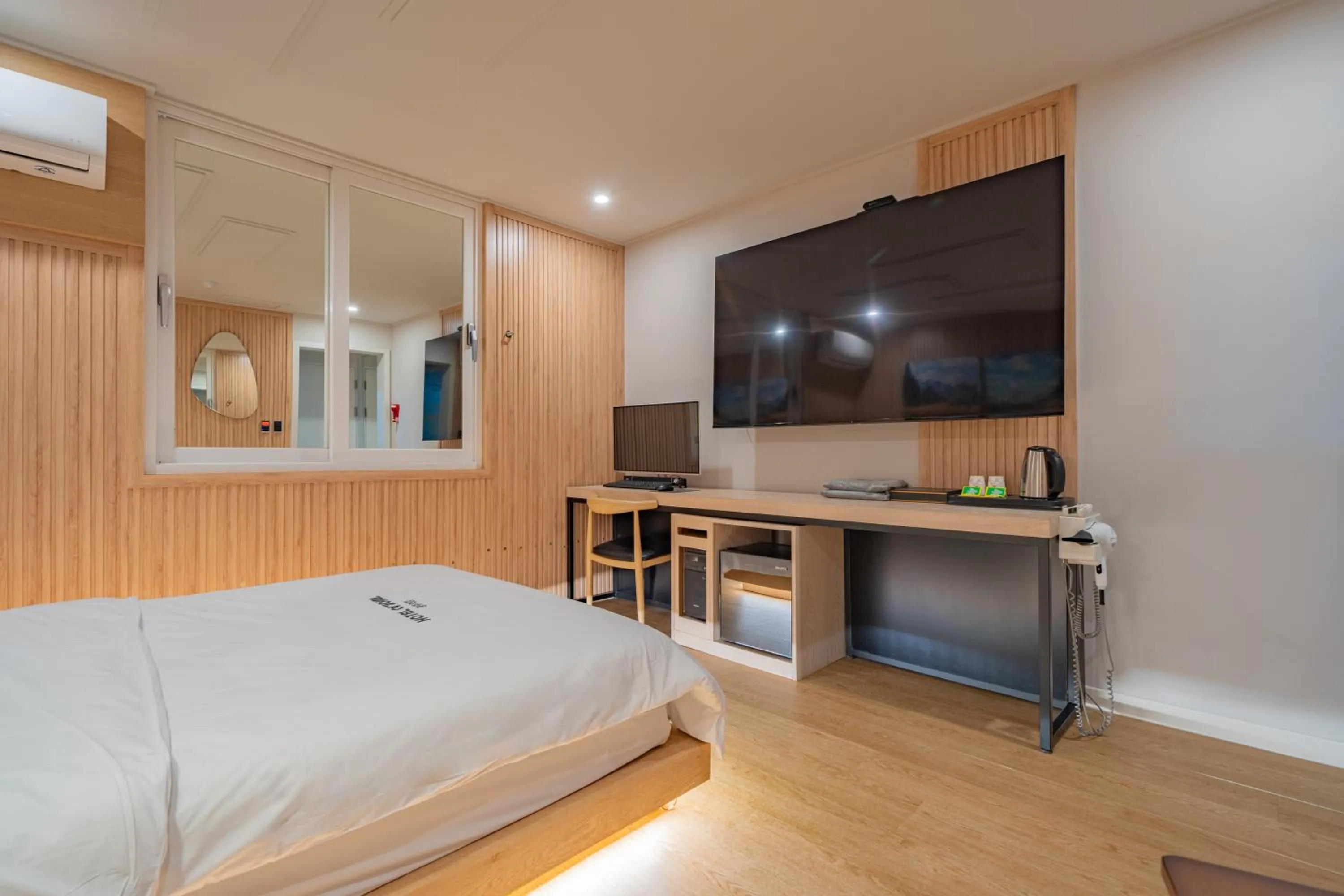 Bed in Hotel Yoegieottae Gwangju Station