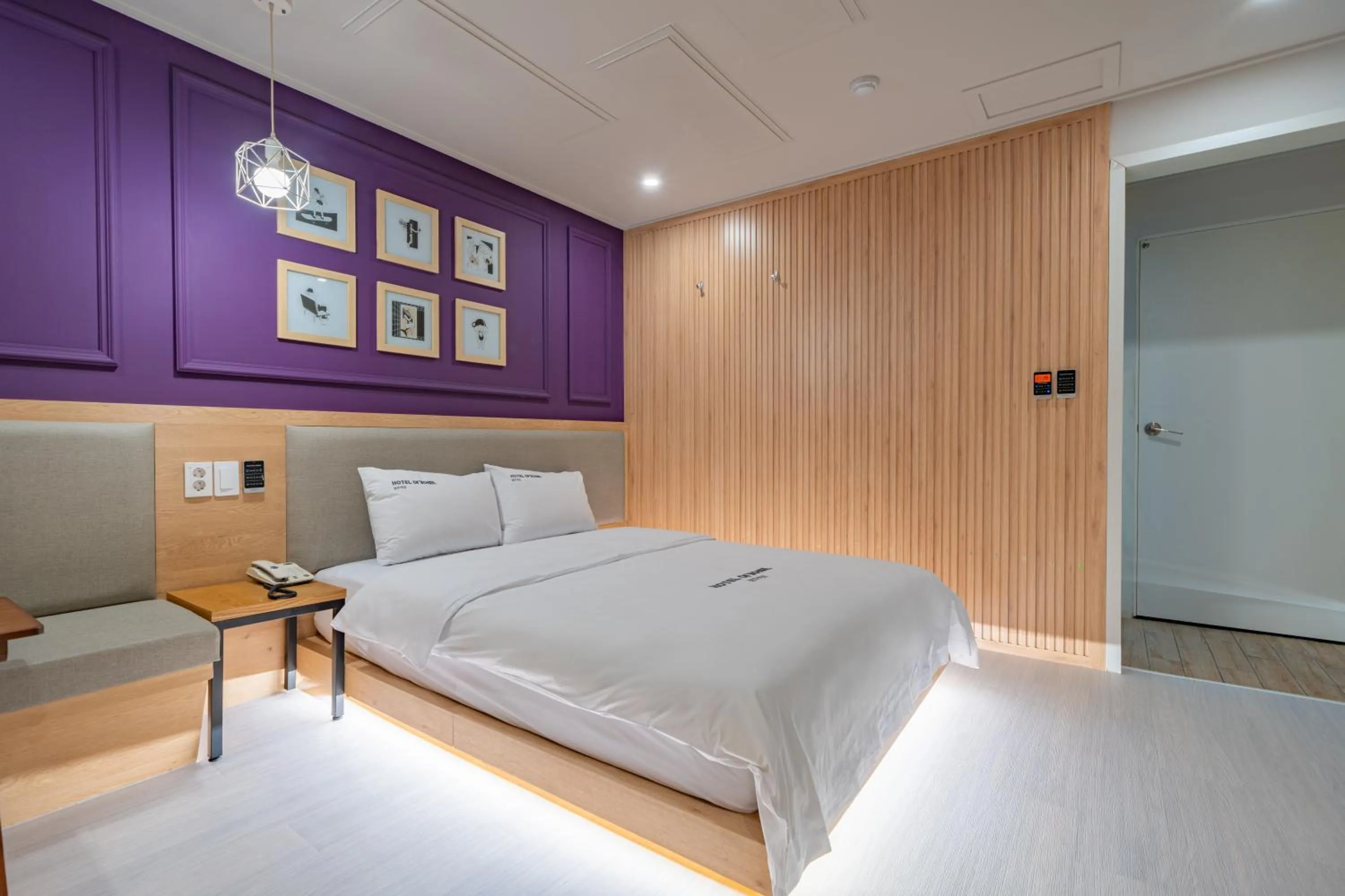 Bed in Hotel Yoegieottae Gwangju Station