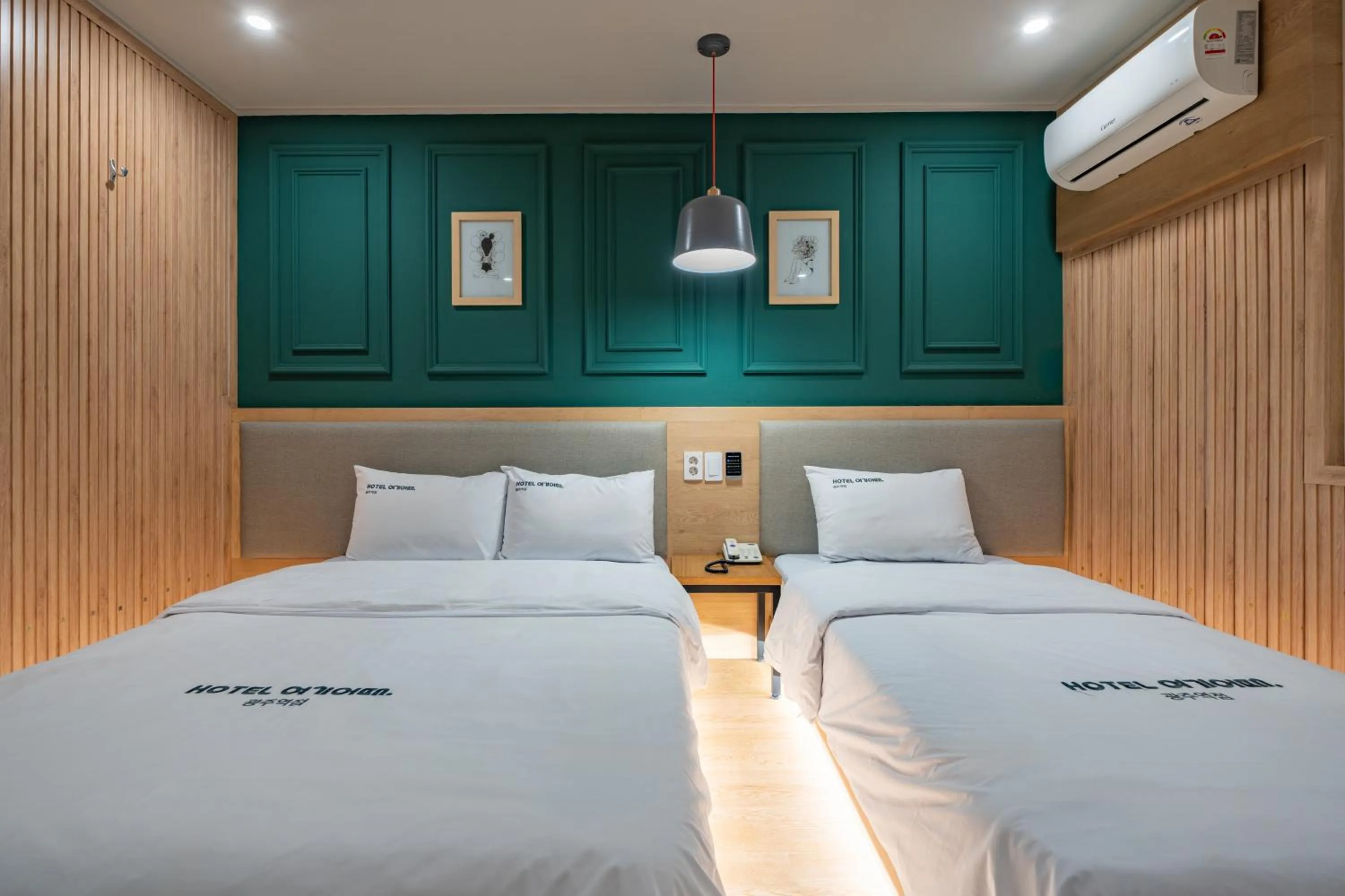 Bed in Hotel Yoegieottae Gwangju Station