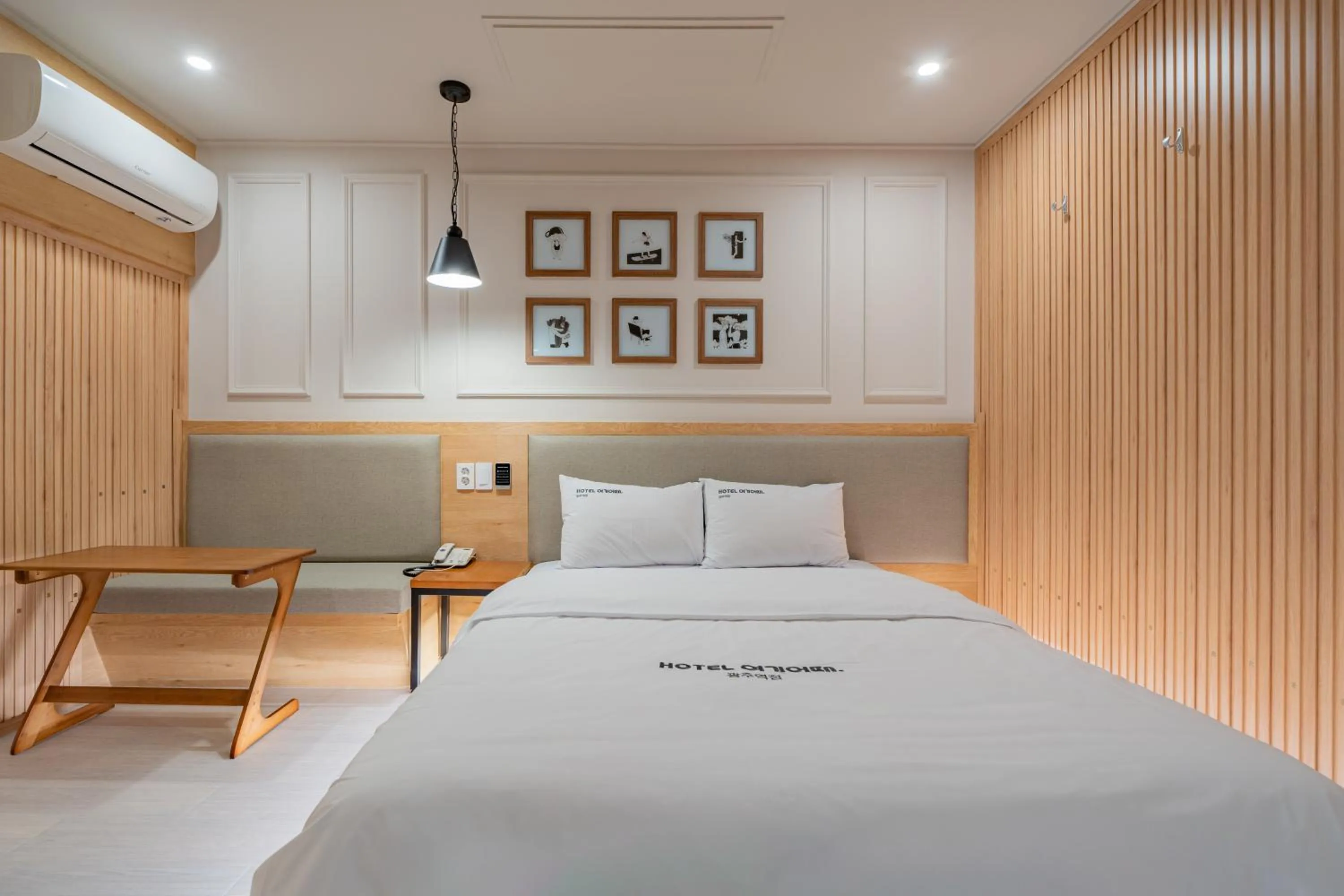 Bed in Hotel Yoegieottae Gwangju Station