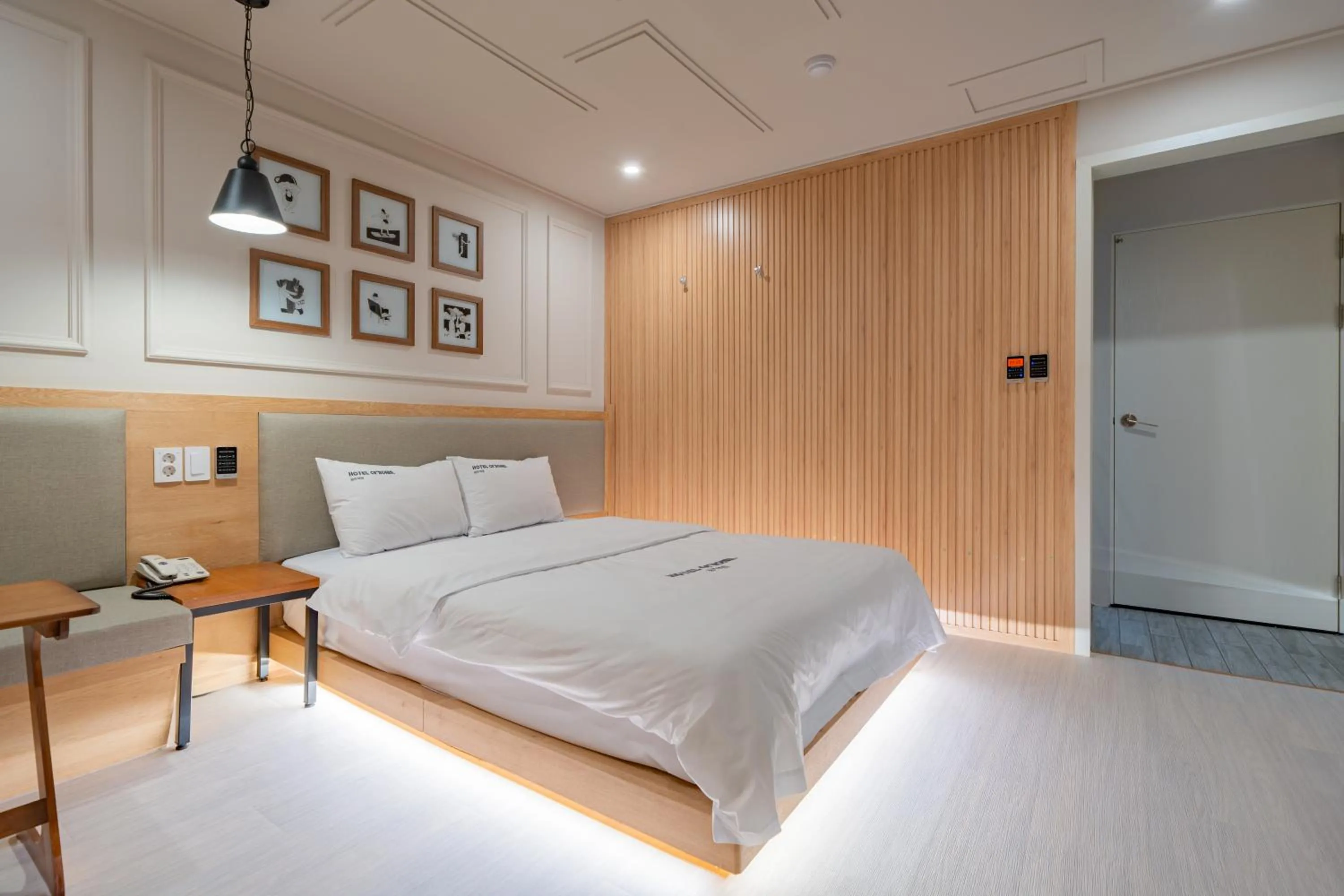 Bed in Hotel Yoegieottae Gwangju Station