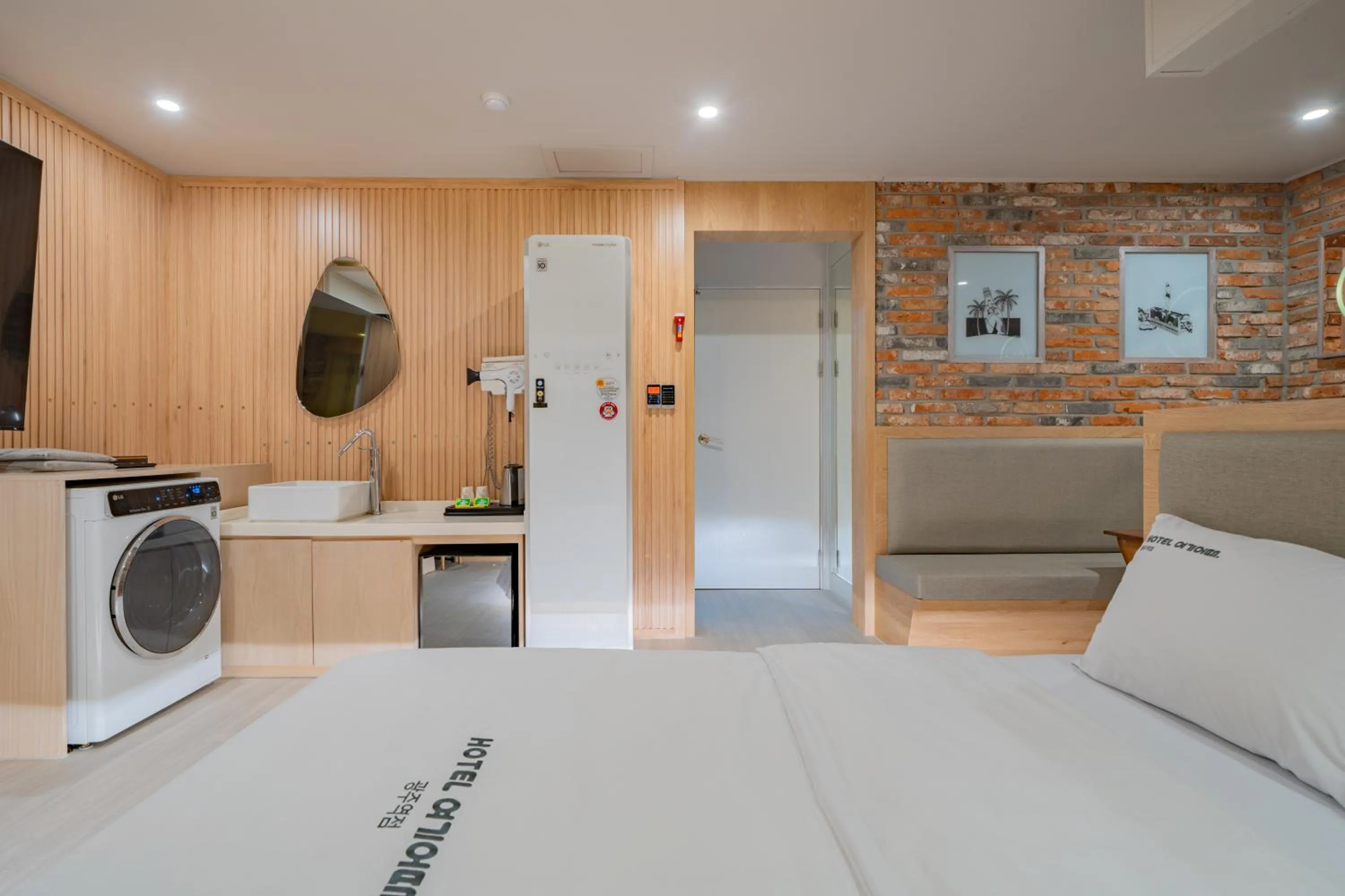 Bed in Hotel Yoegieottae Gwangju Station