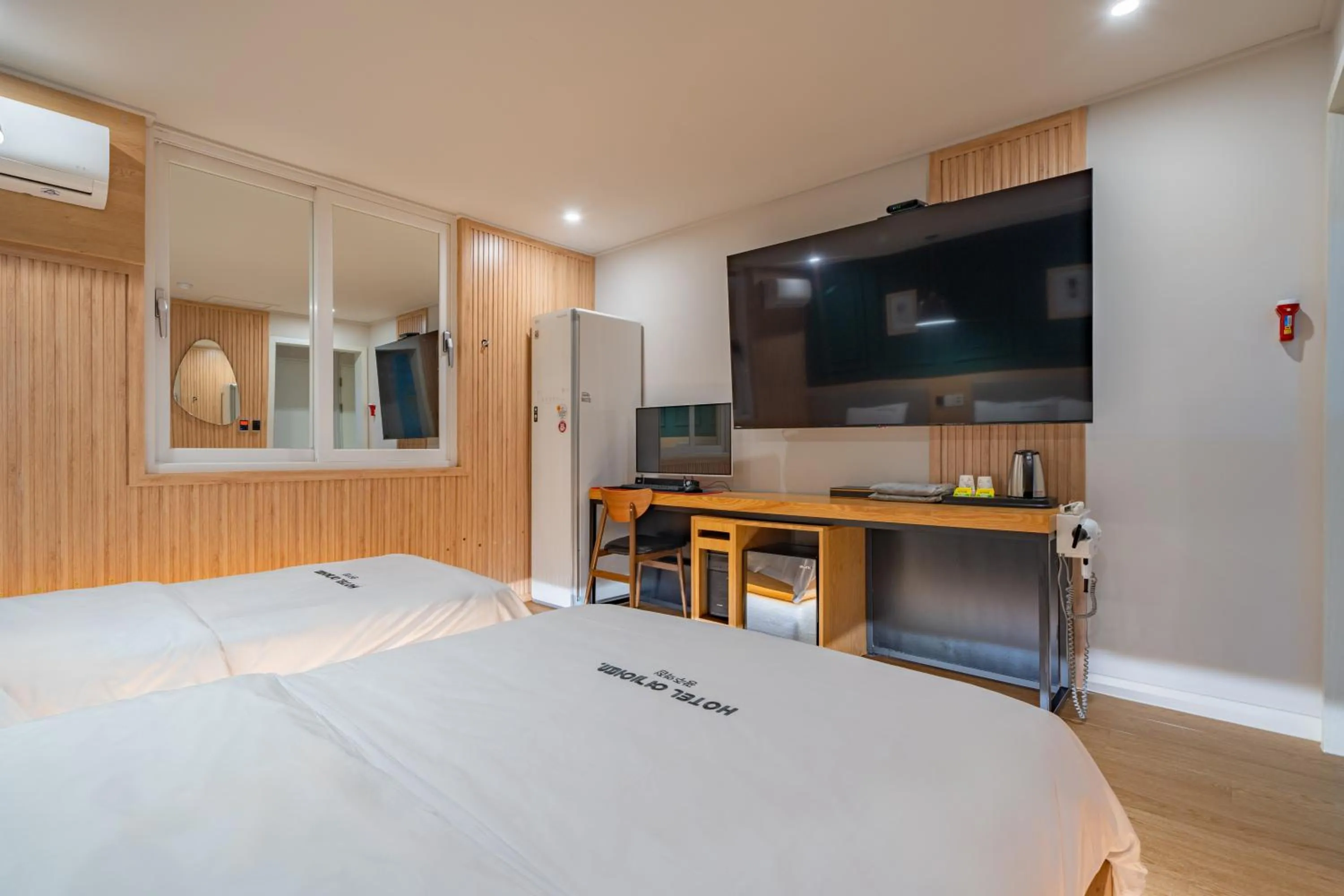 Bed in Hotel Yoegieottae Gwangju Station