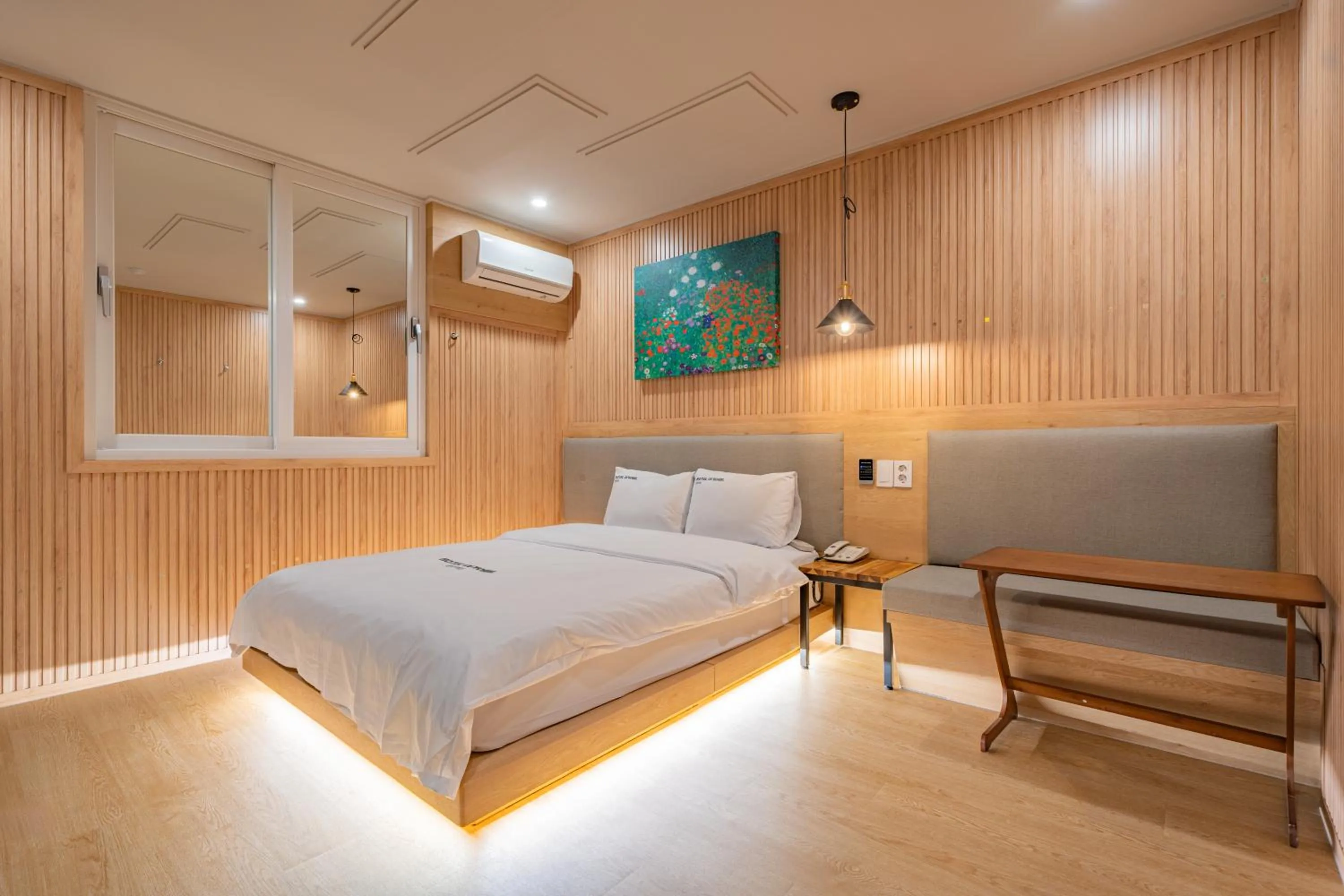 Bed in Hotel Yoegieottae Gwangju Station