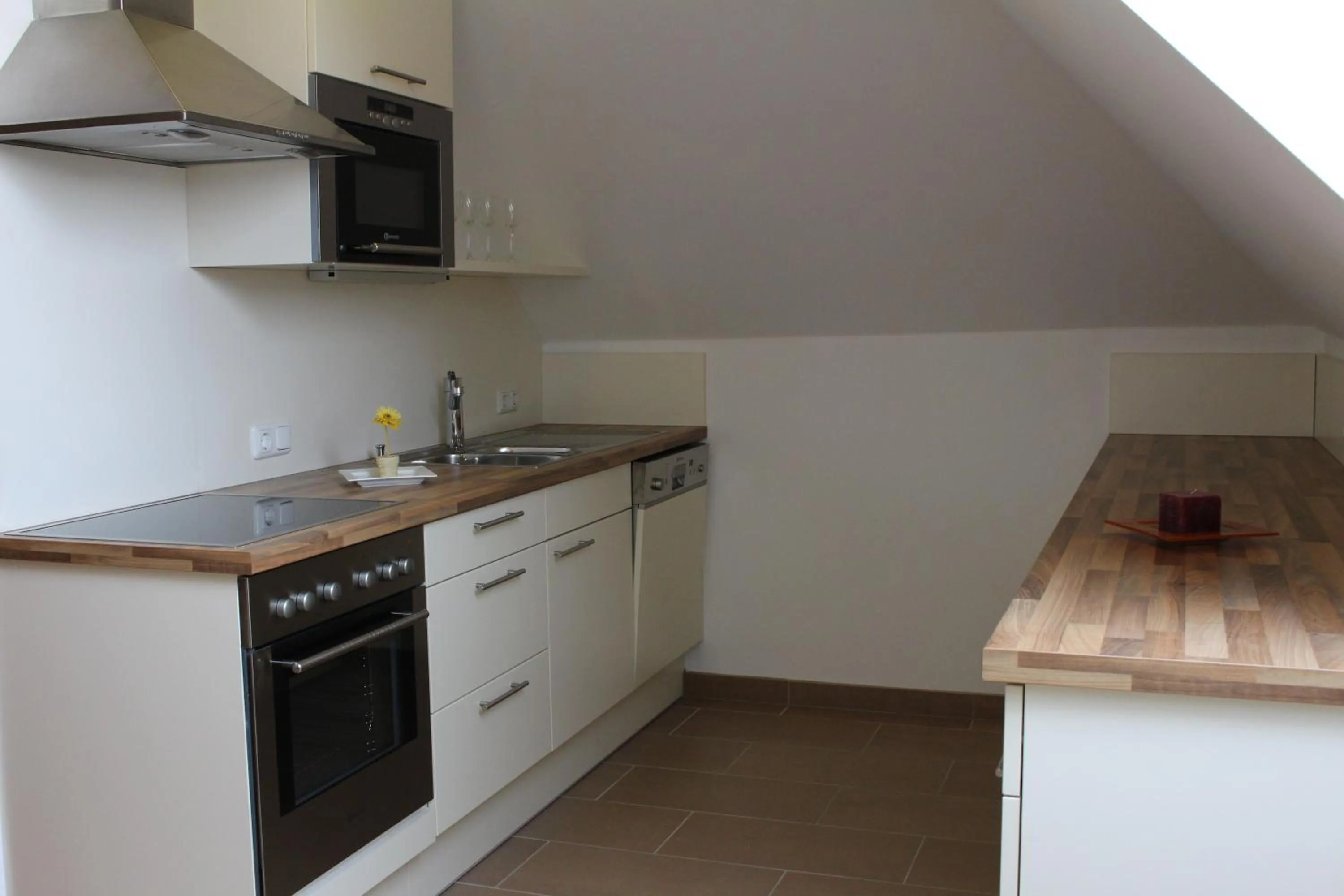 Kitchen or kitchenette in Langs Wirtshaus