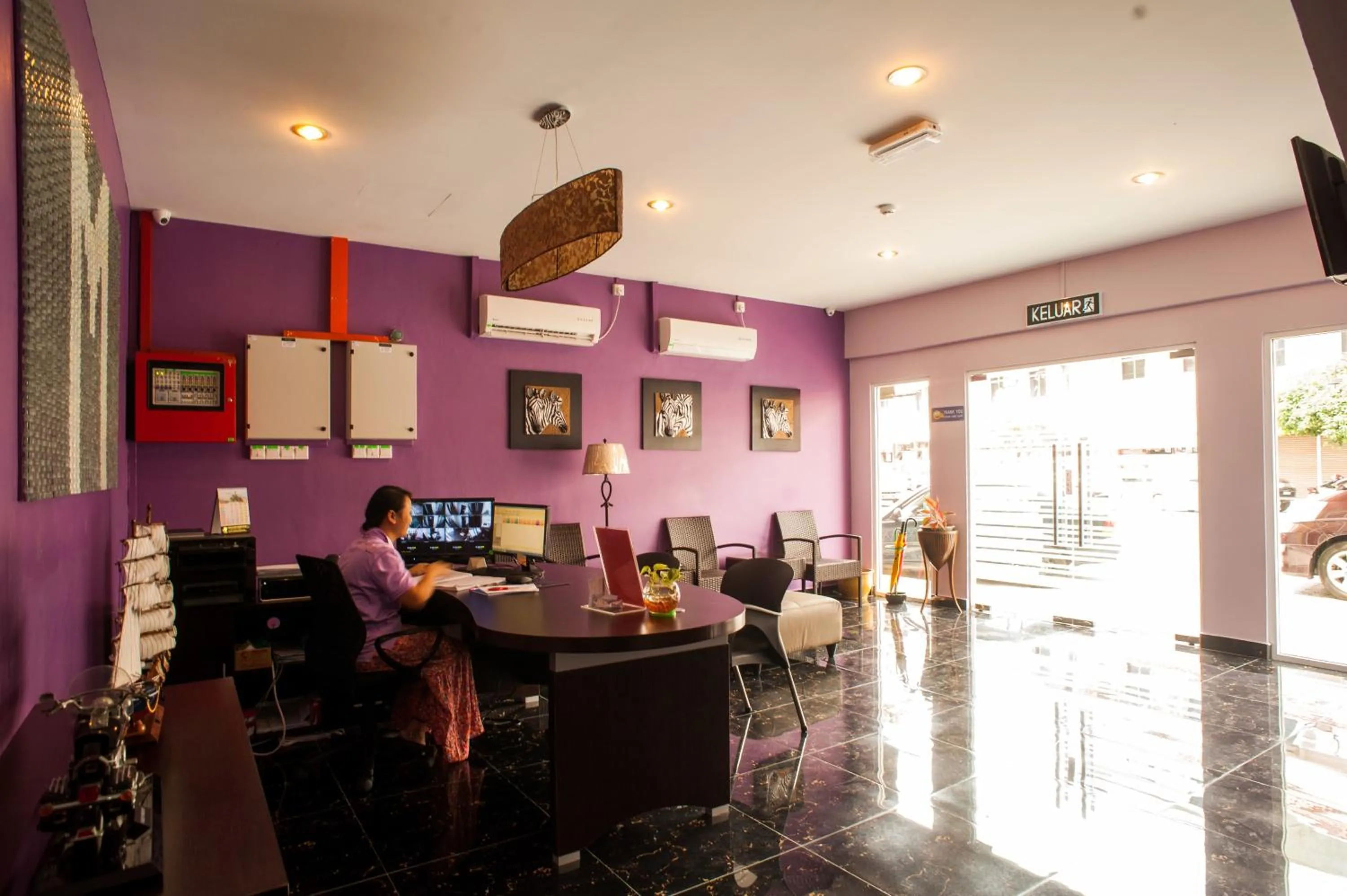 Lobby or reception in Micasa Hotel Labuan