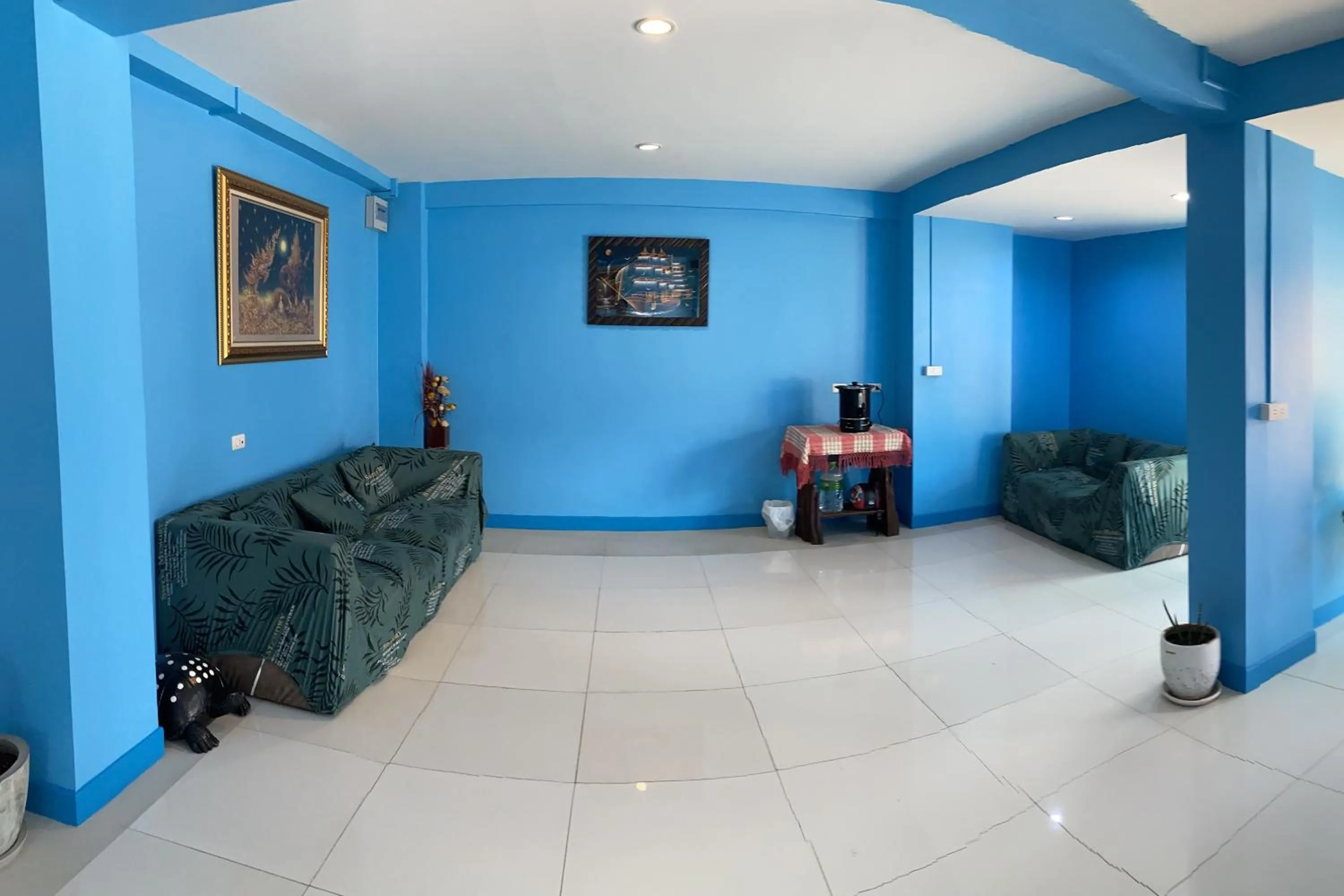 Seating area in Eco Hostel Hua Hin