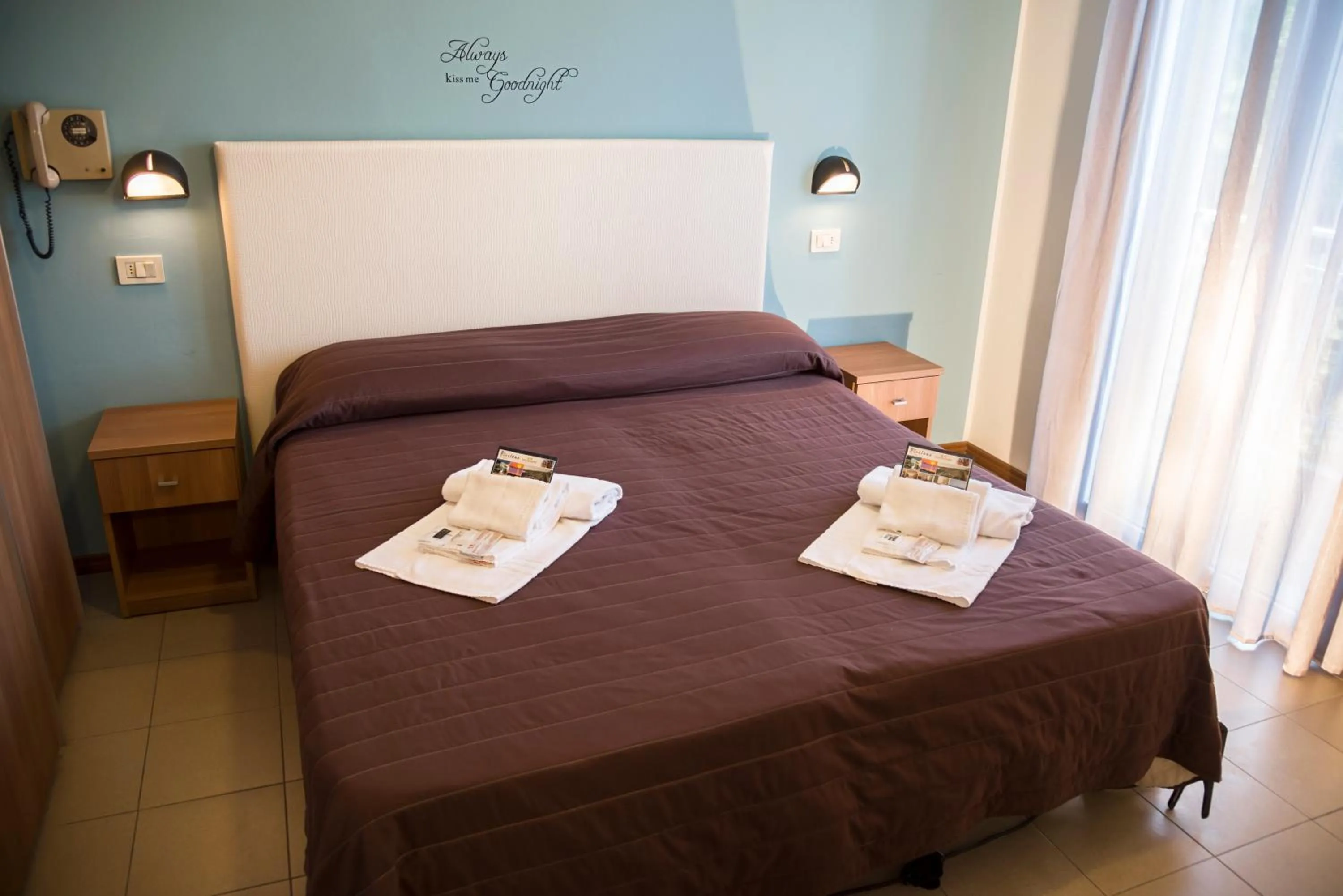 Bed in Hotel Vela D'Oro