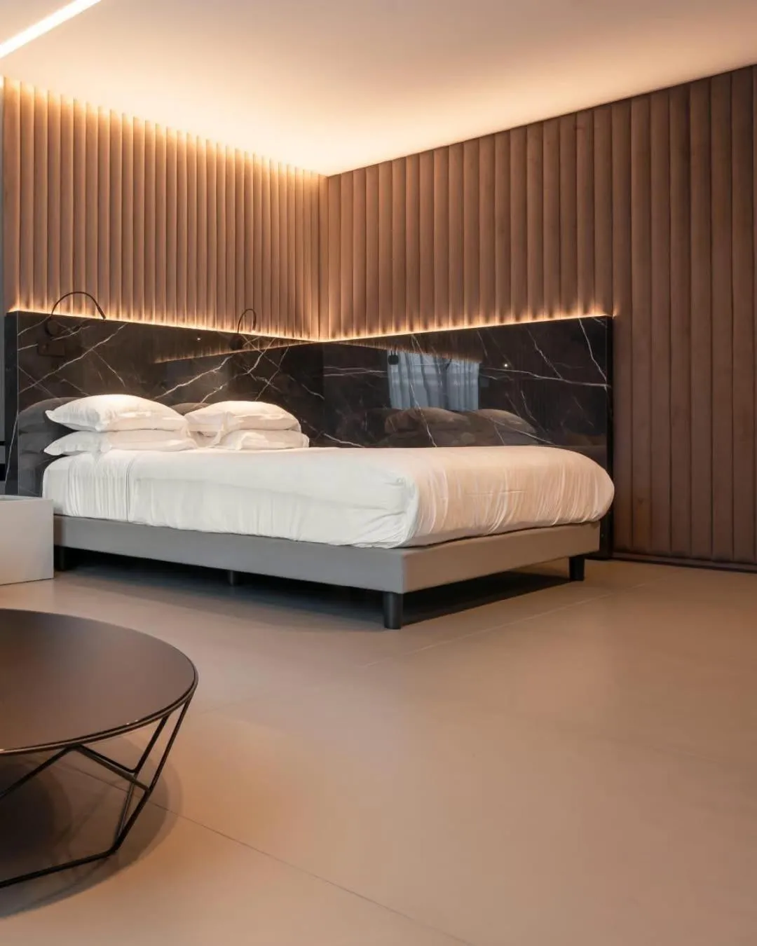 Bed in Hotel Ariston