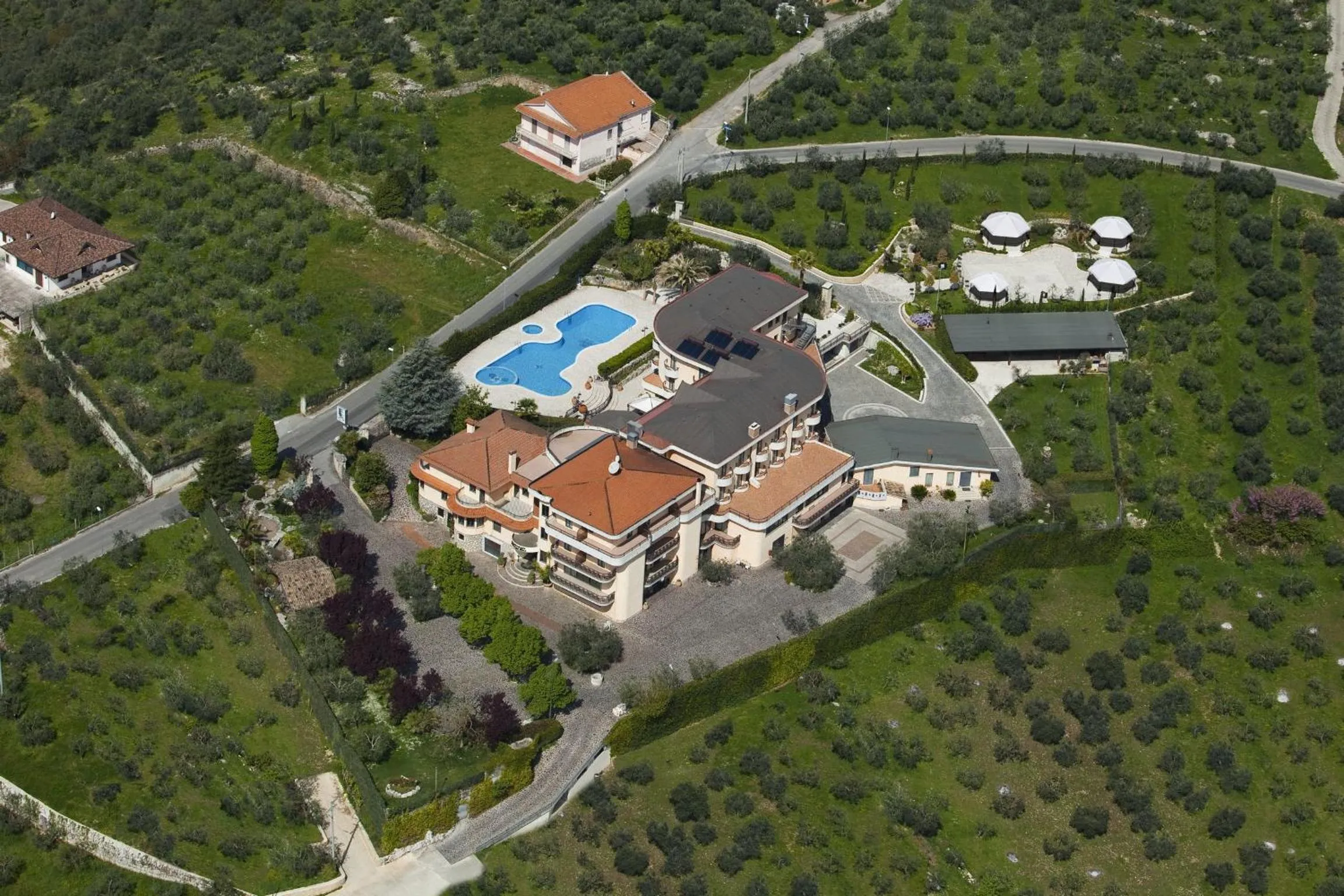 Bird's eye view in Albergo Ristorante Uliveto