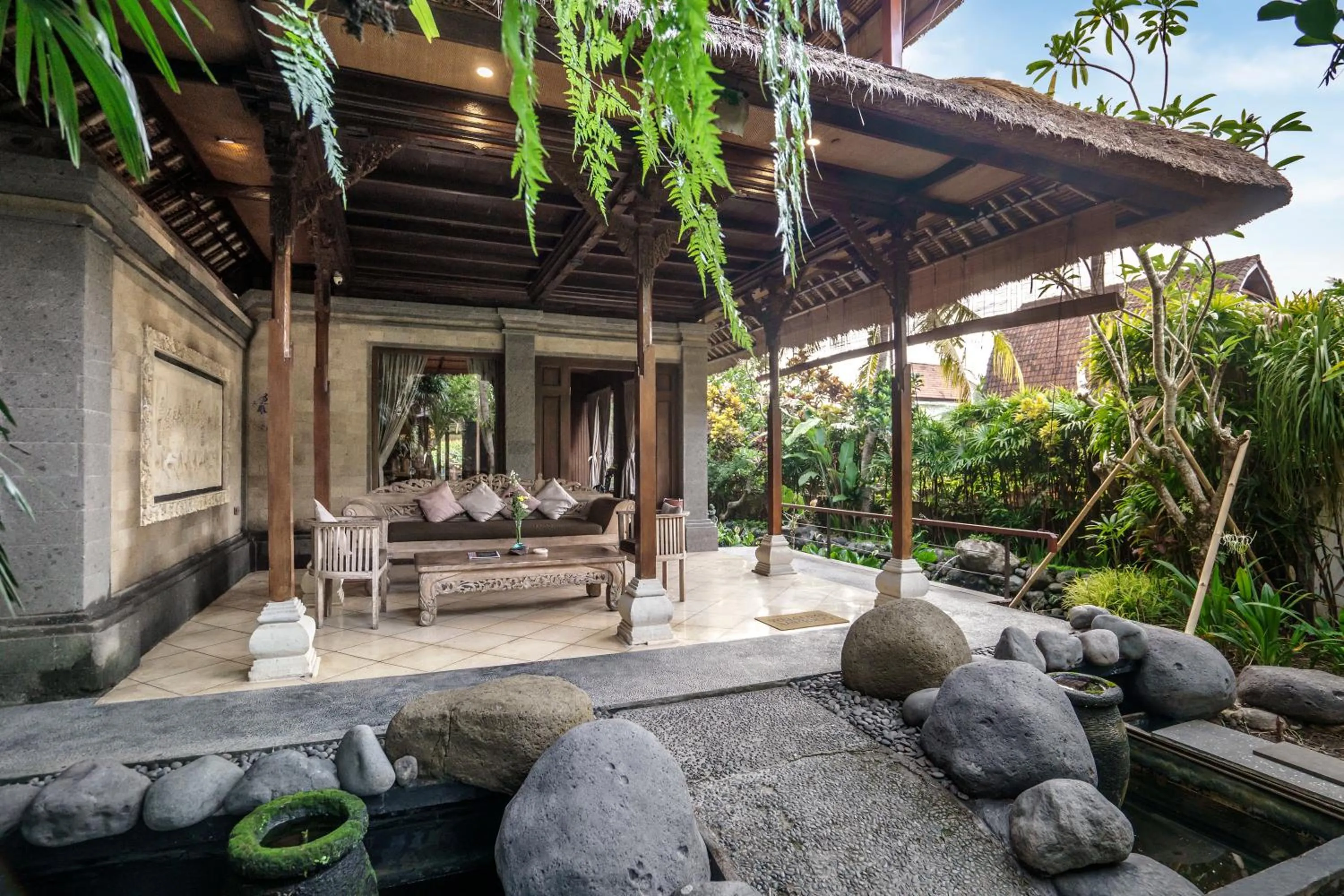 Living room in Villa Sujati
