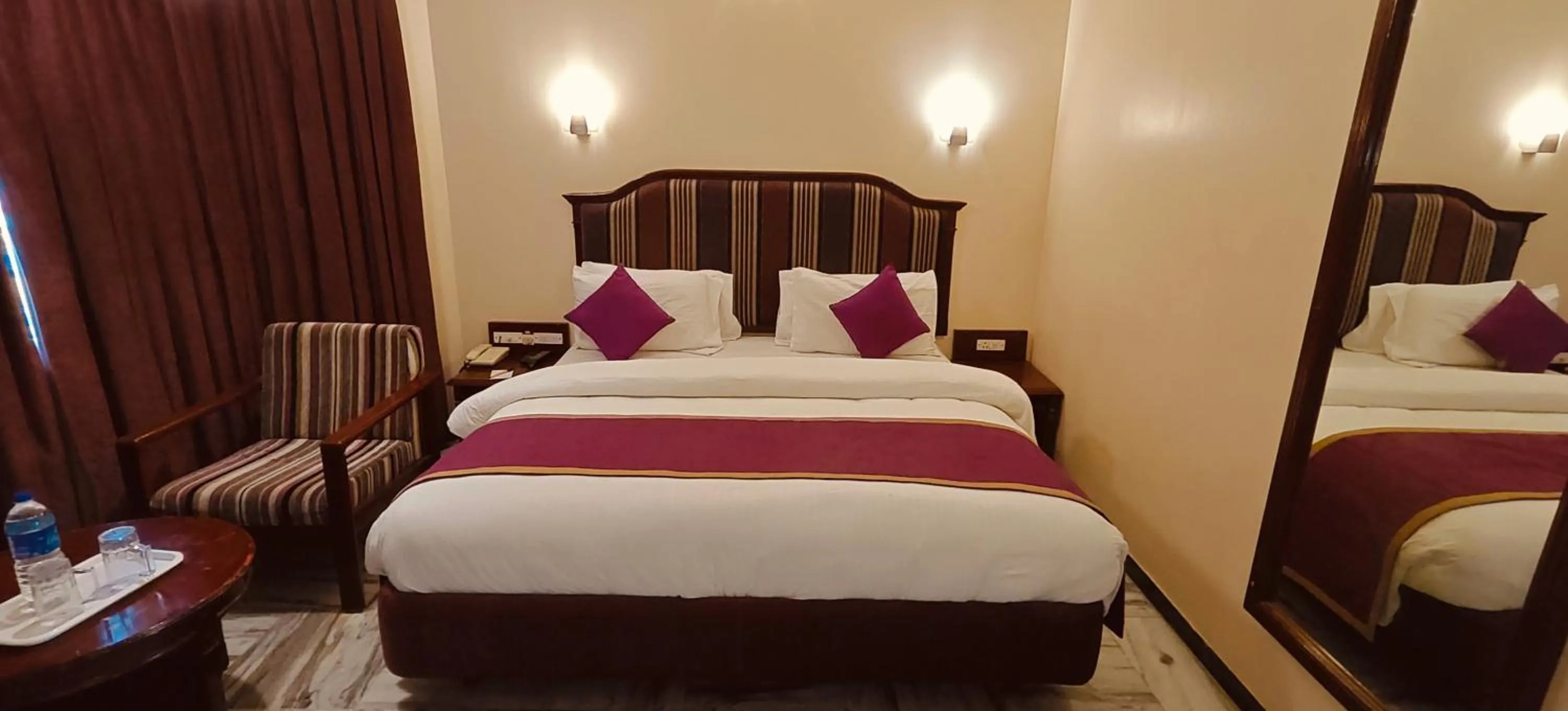 Bed in Hotel Ger manus Madurai