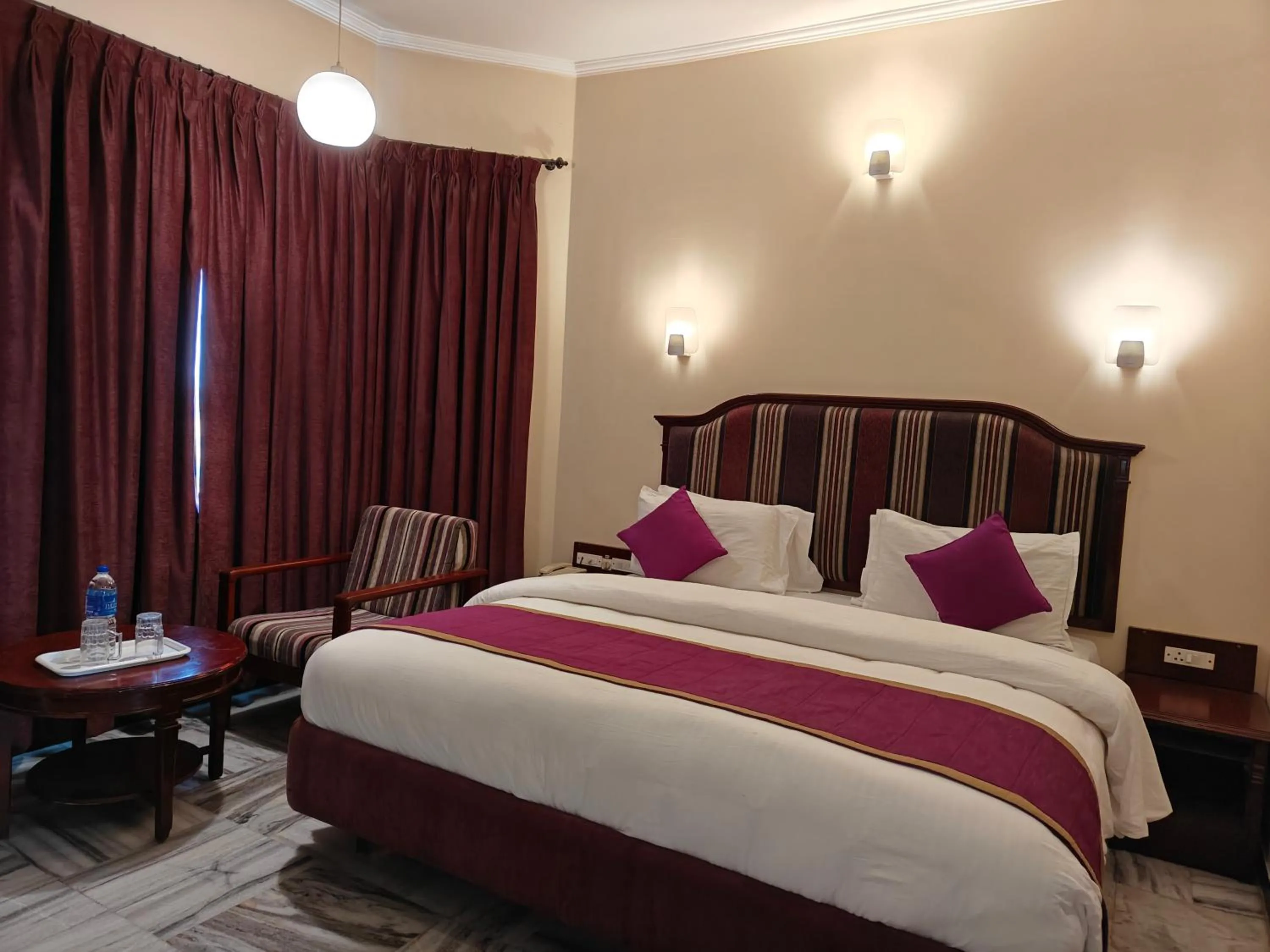 Bed in Hotel Ger manus Madurai