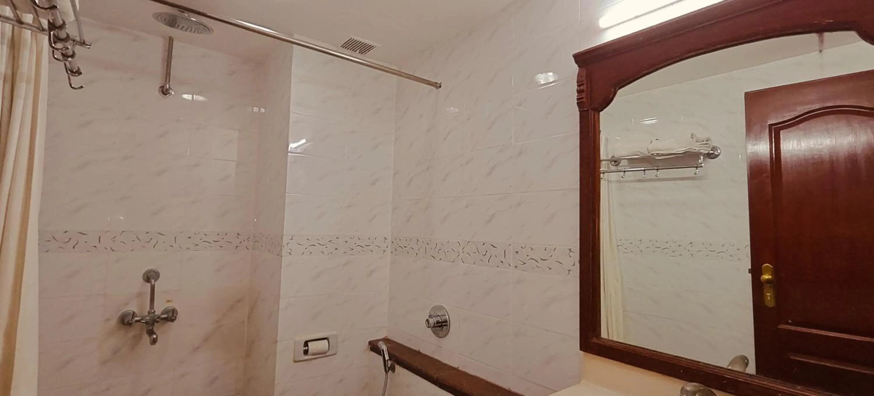Shower in Hotel Ger manus Madurai