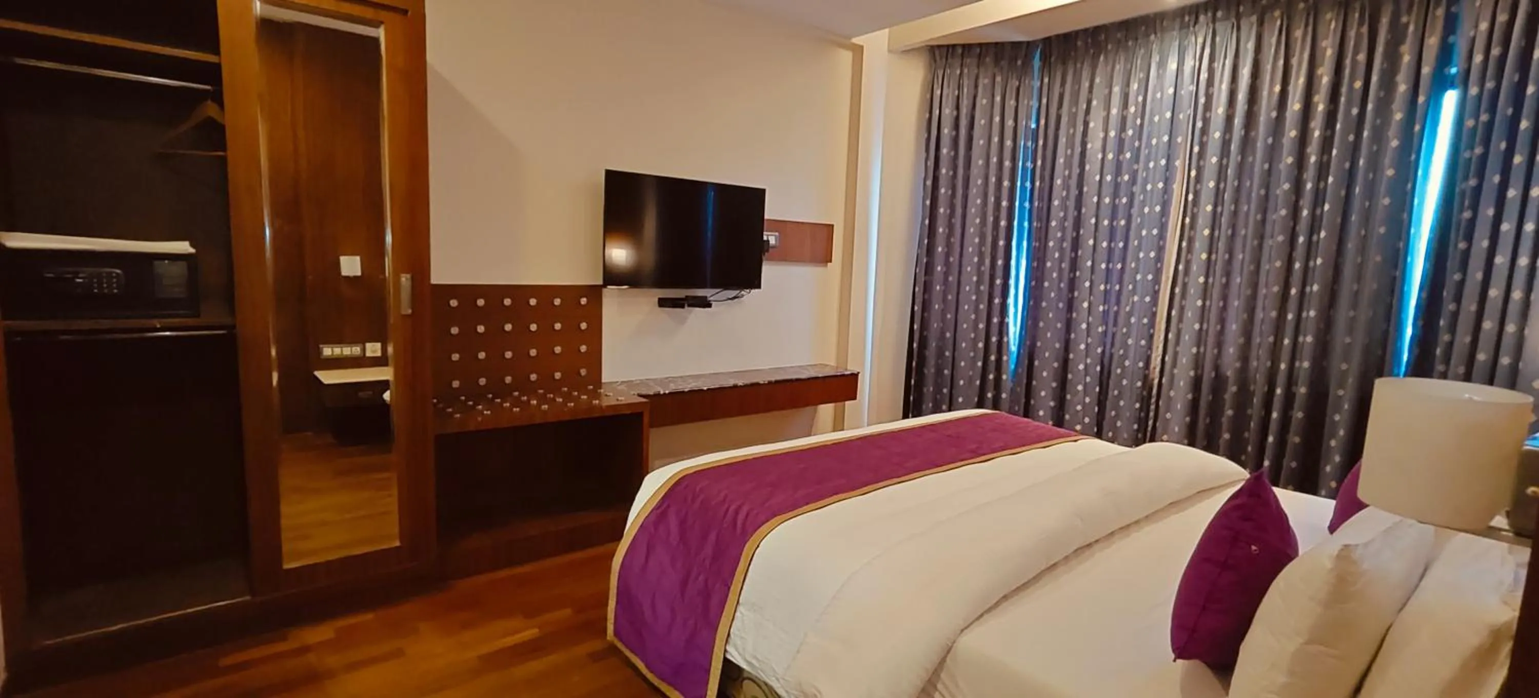 Bed in Hotel Ger manus Madurai