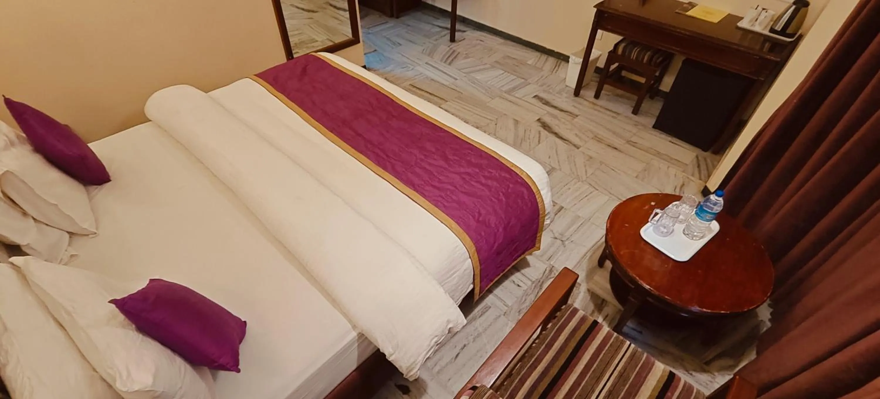 Bed in Hotel Ger manus Madurai