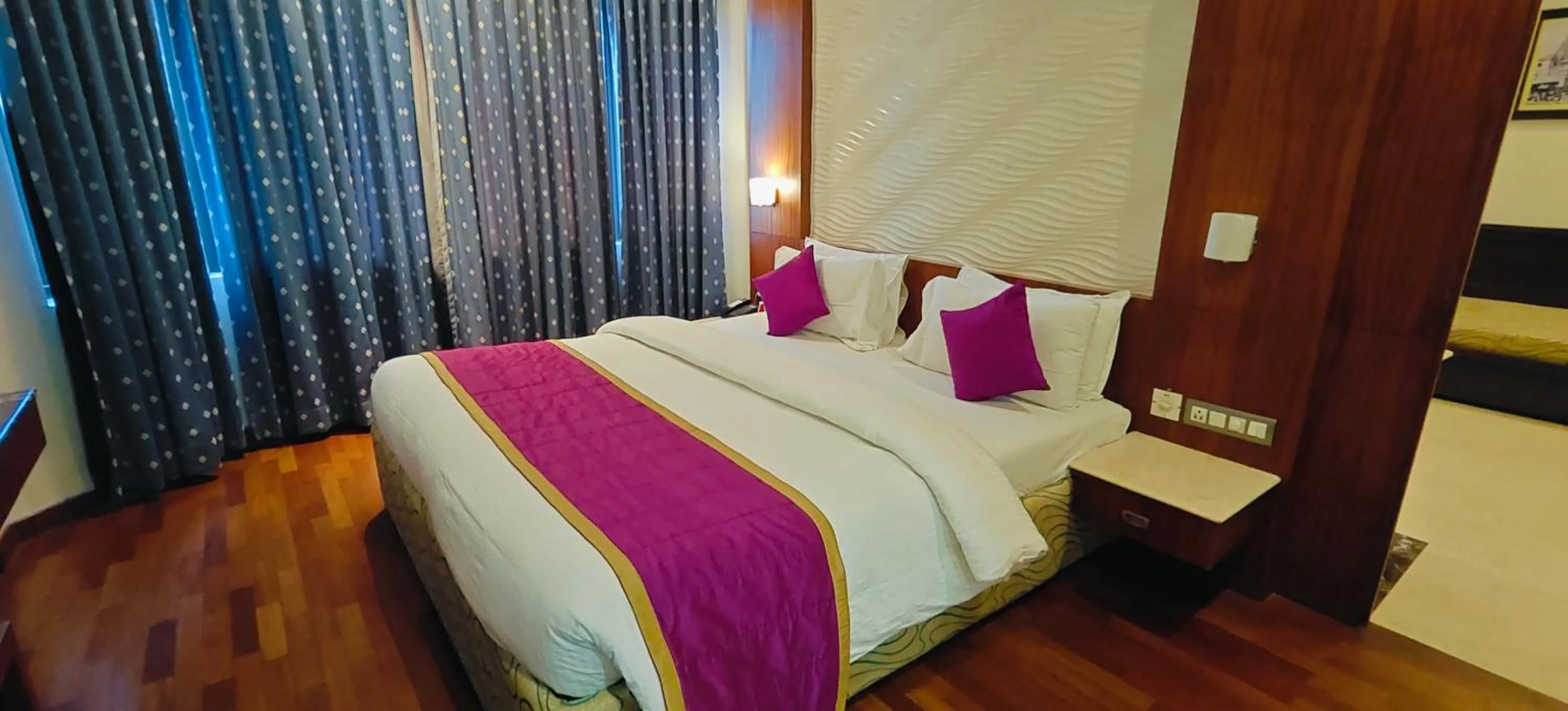 Bed in Hotel Ger manus Madurai