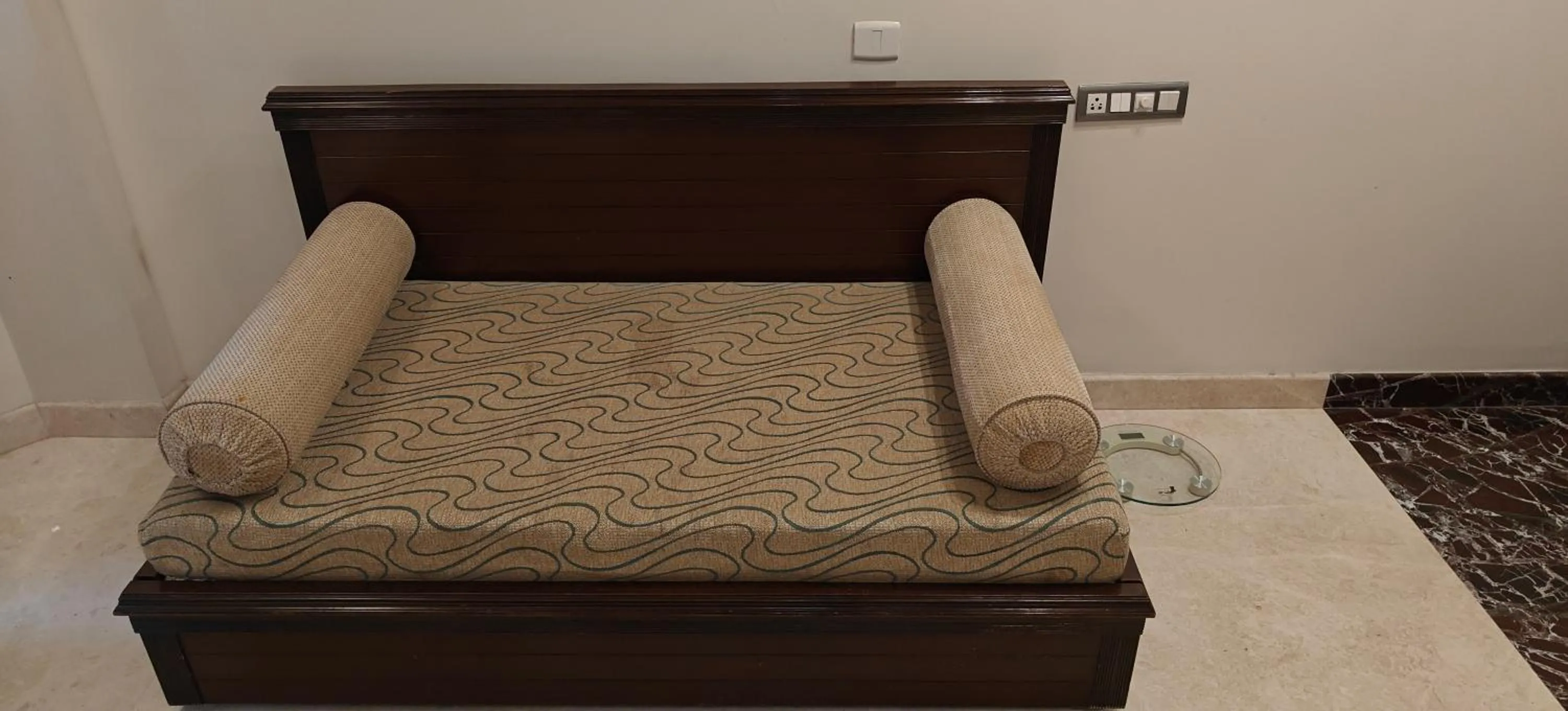 Bed in Hotel Ger manus Madurai