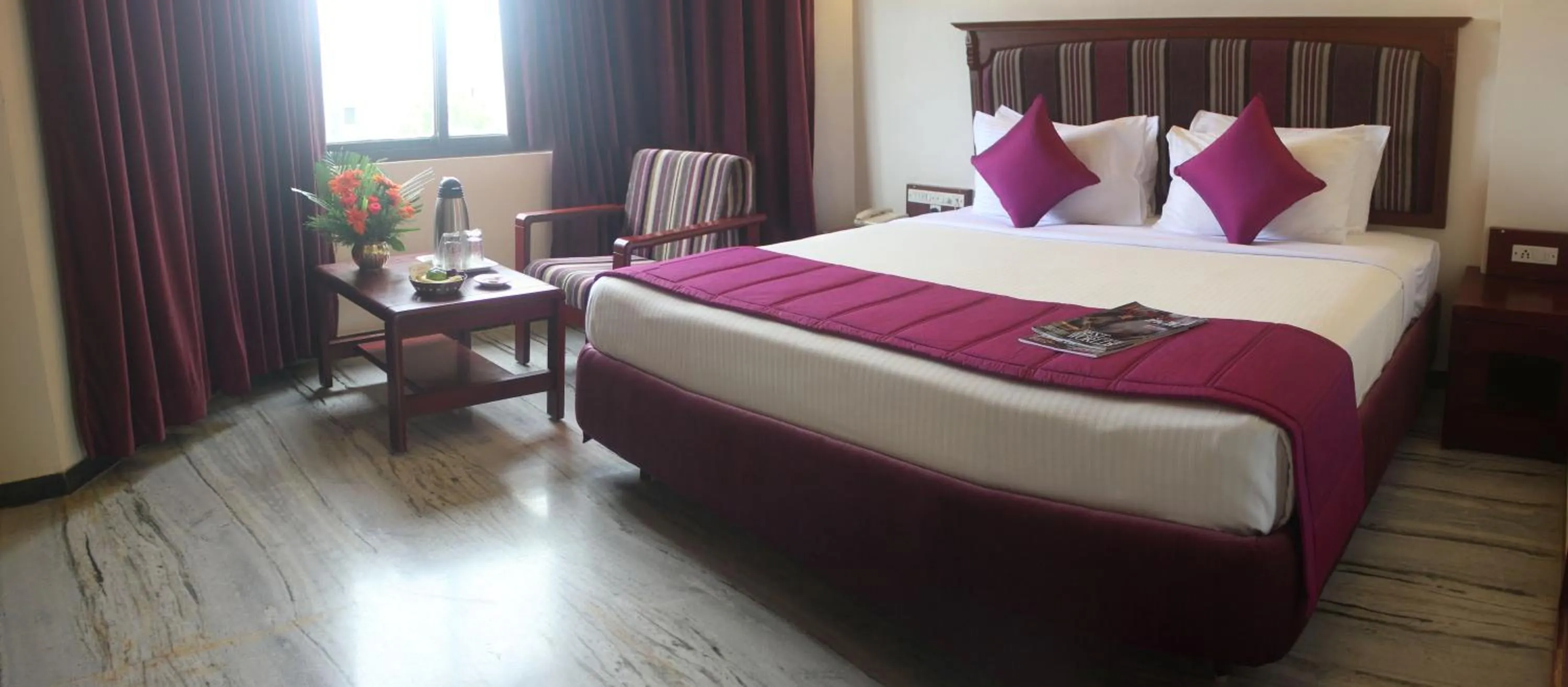 Bed in Hotel Ger manus Madurai