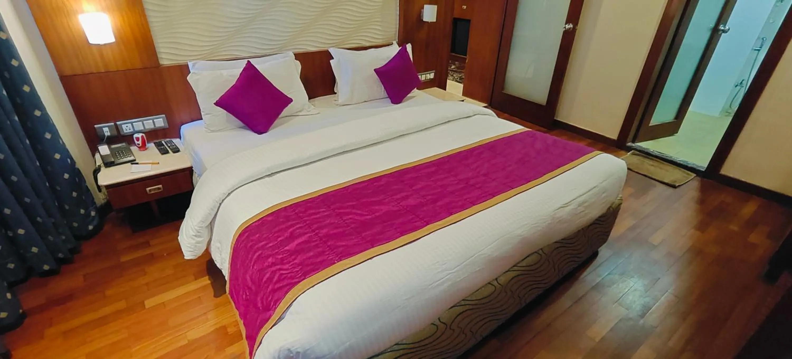 Bed in Hotel Ger manus Madurai