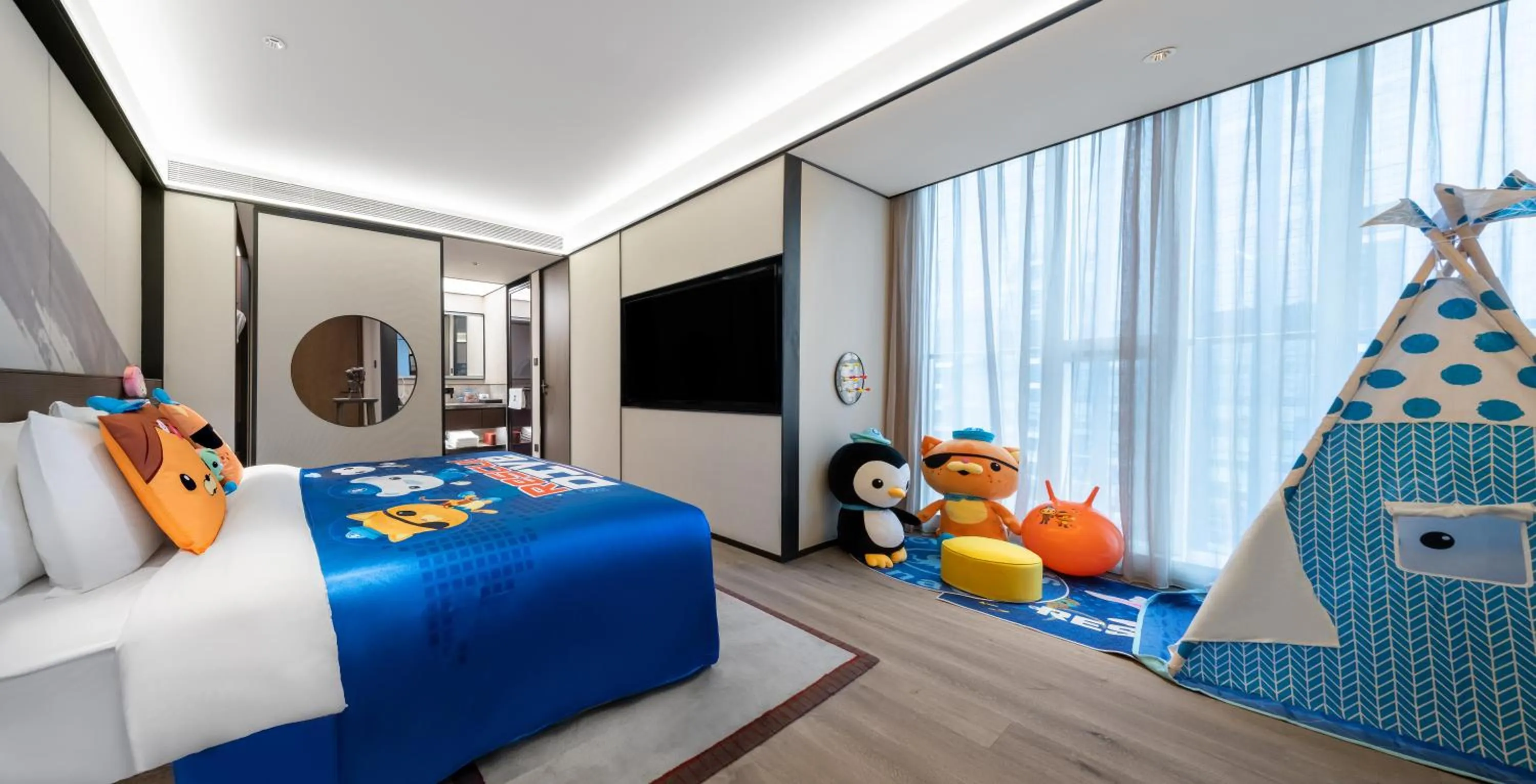 Bed in JOYA Chengdu Taikoo Li IFS