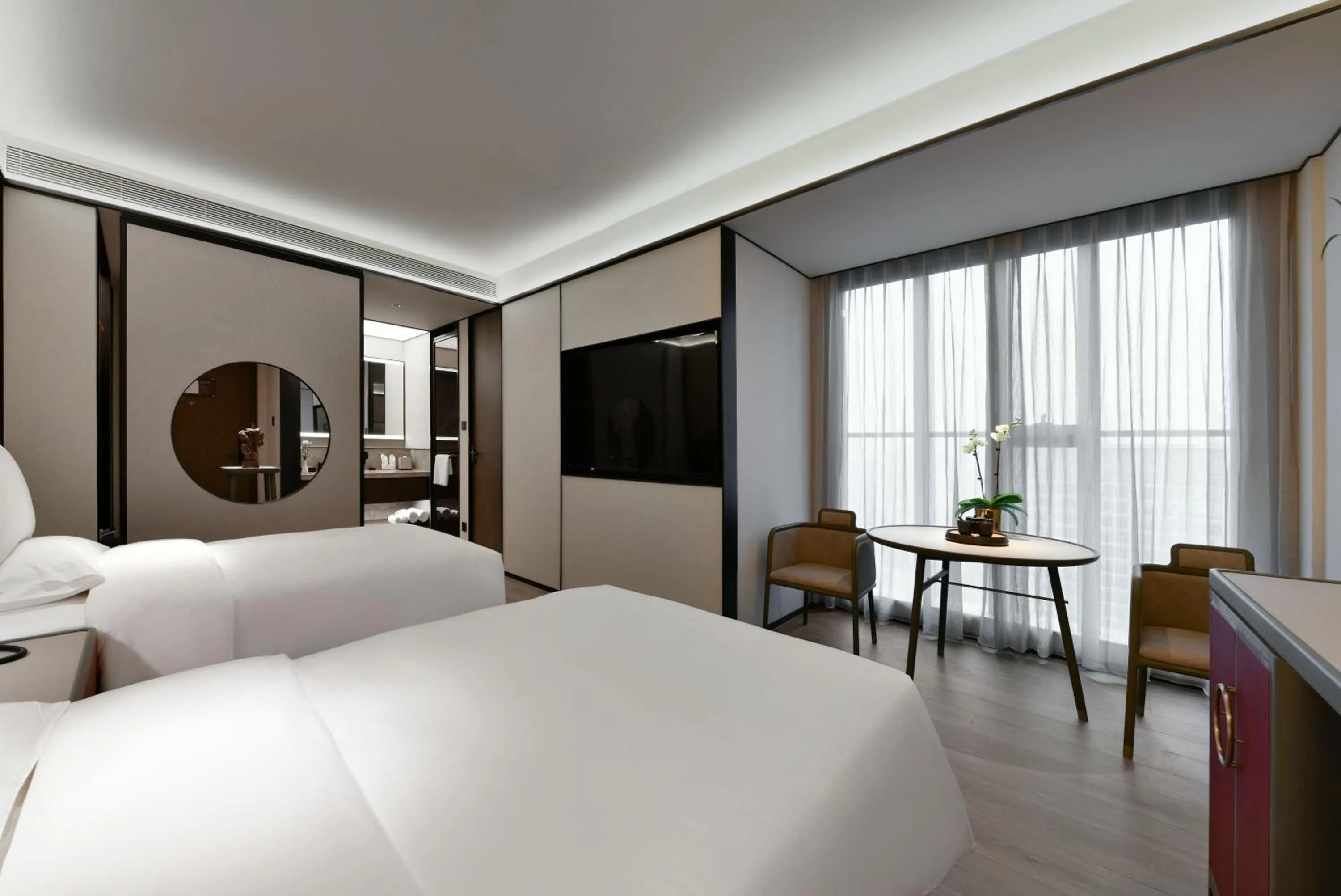 Bed in JOYA Chengdu Taikoo Li IFS