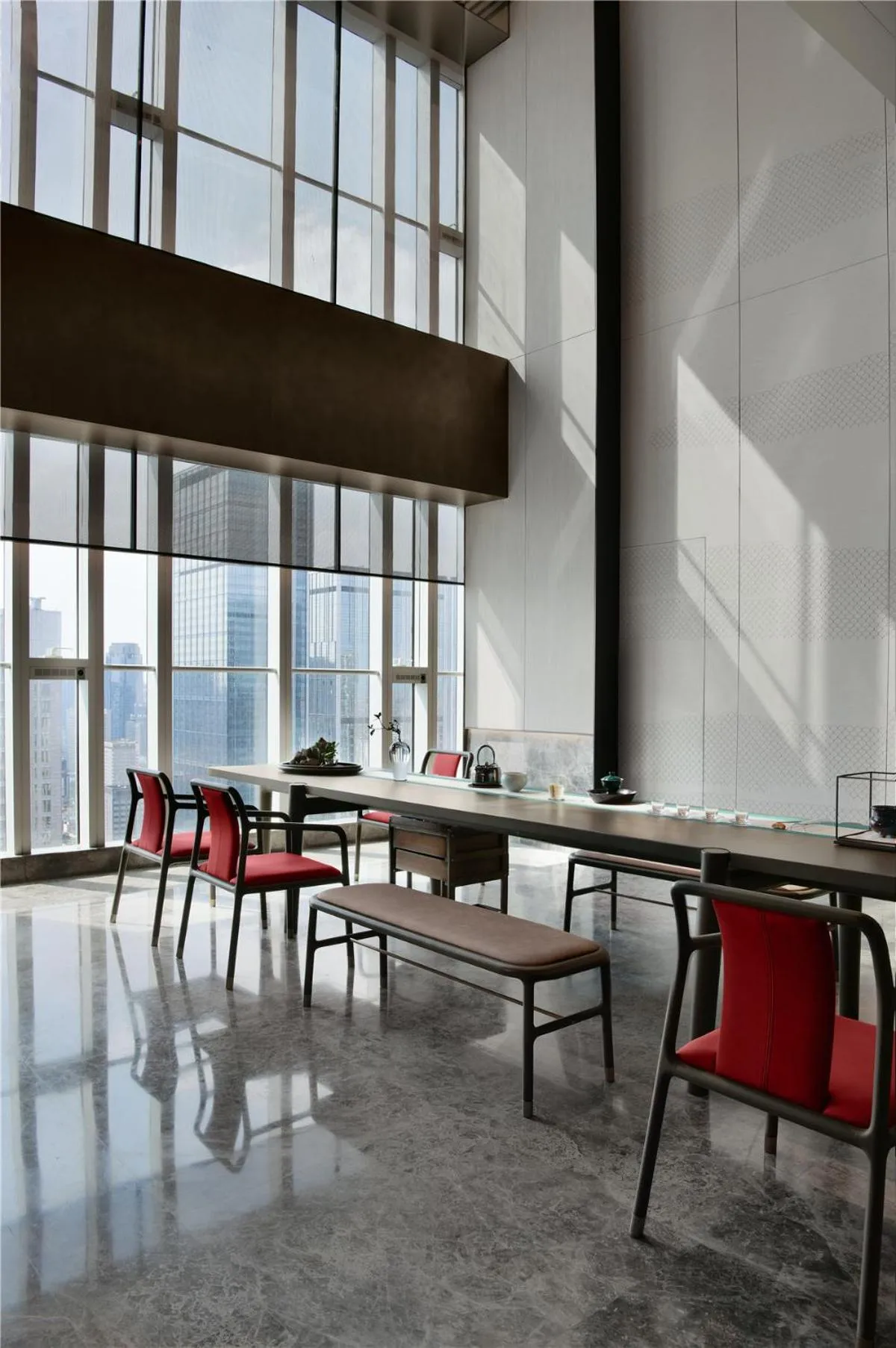 Seating area in JOYA Chengdu Taikoo Li IFS