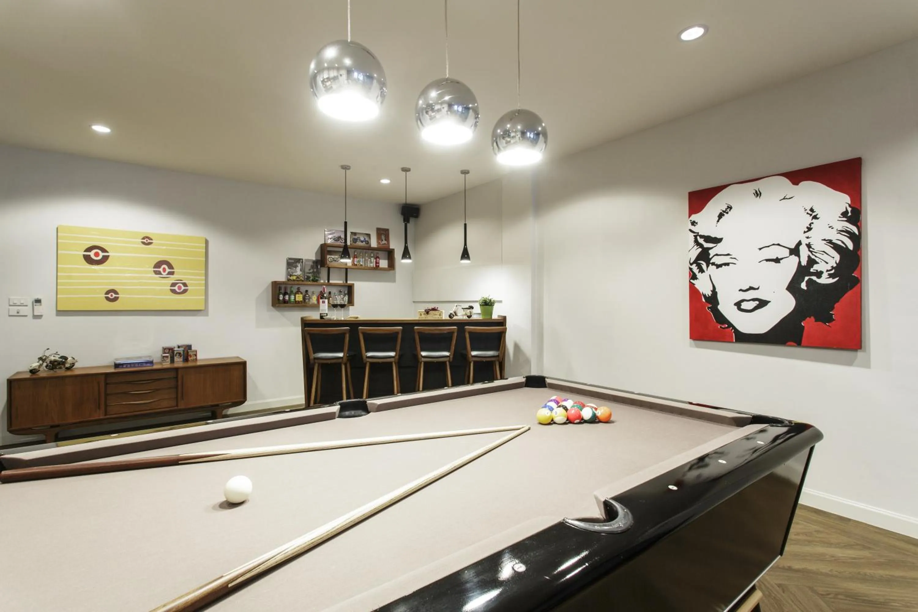 Billiard in Tolani Nimman Villa Chiang Mai