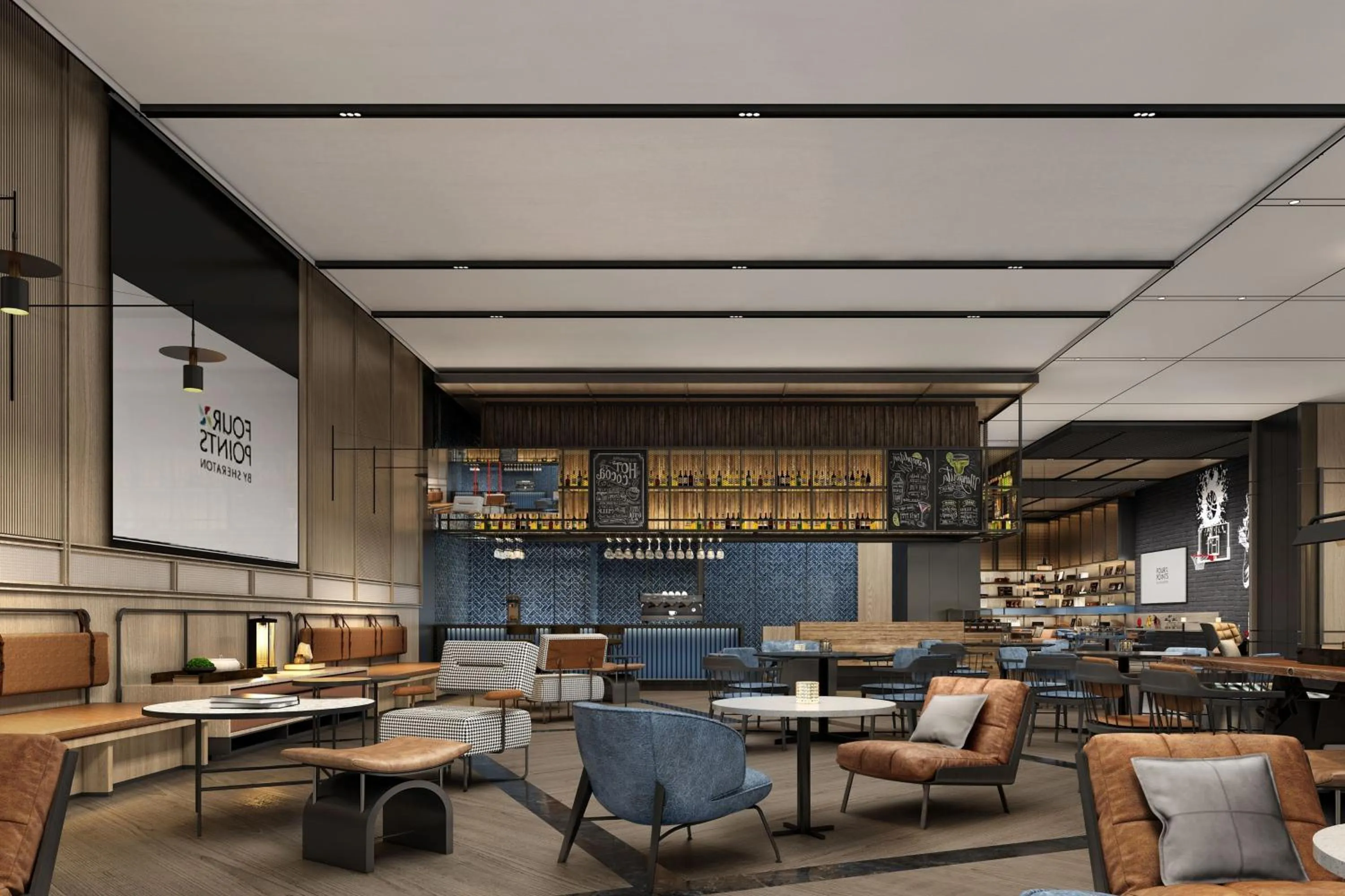 Lobby or reception in Four Points by Sheraton Chengdu, Chunxi Road