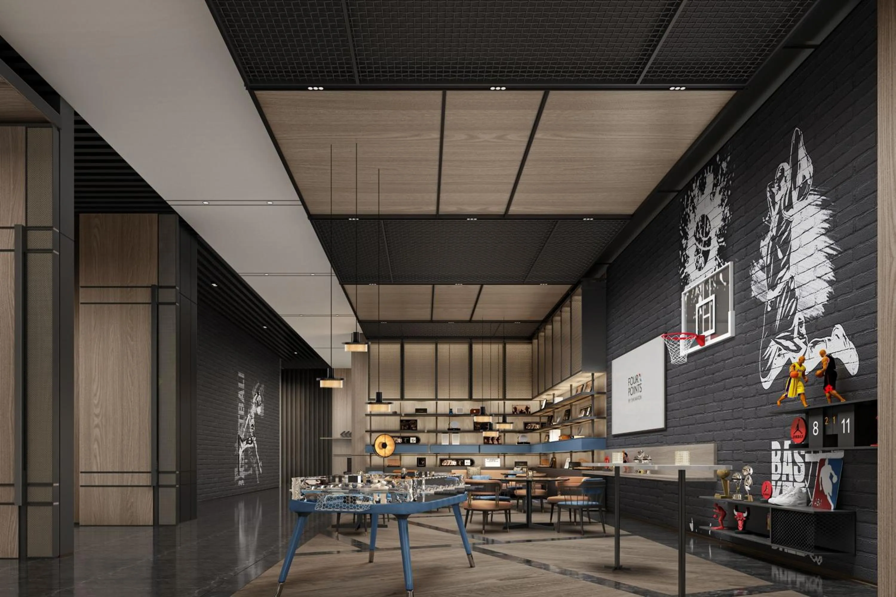 Lobby or reception in Four Points by Sheraton Chengdu, Chunxi Road