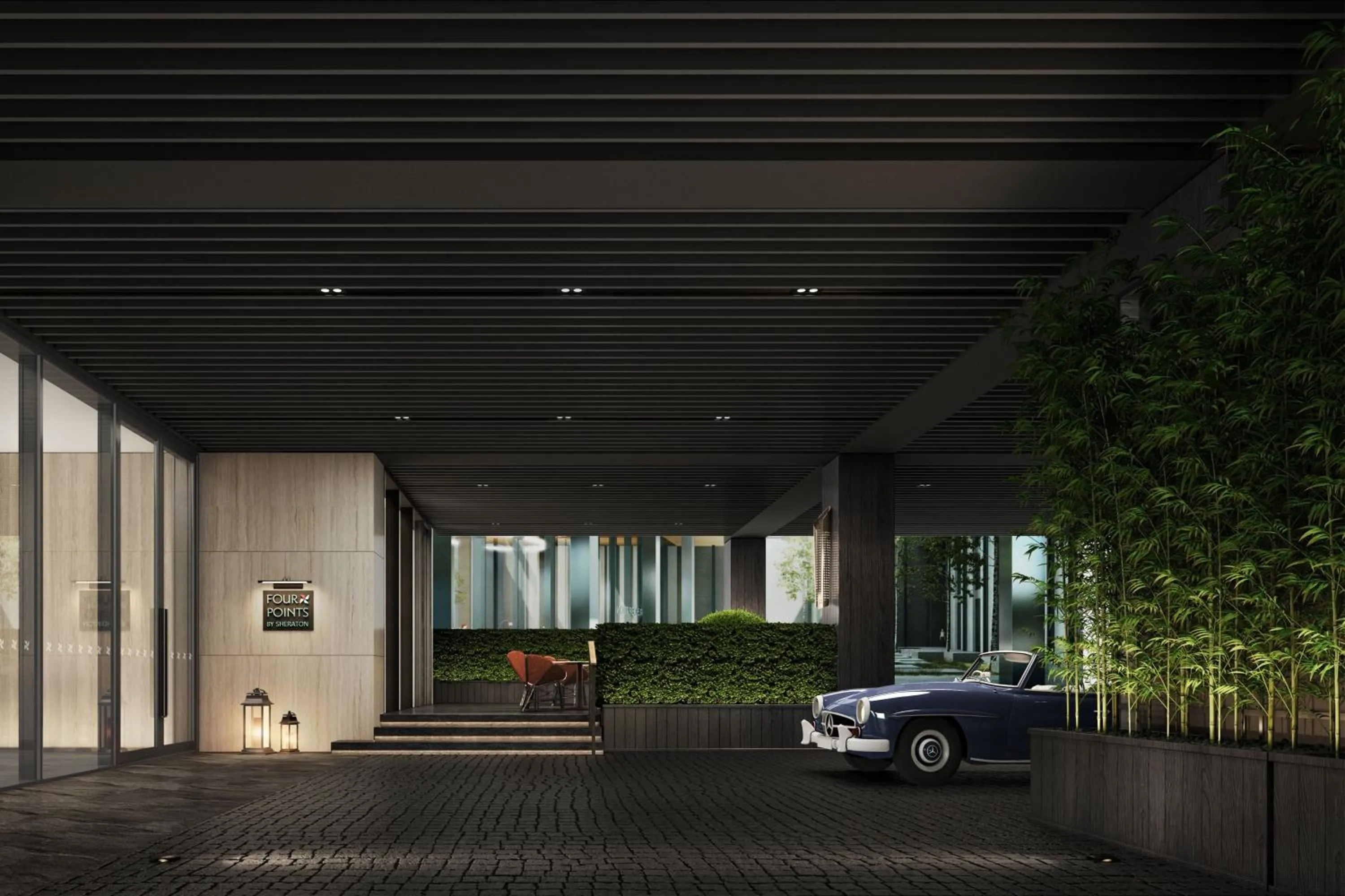 Property building in Four Points by Sheraton Chengdu, Chunxi Road