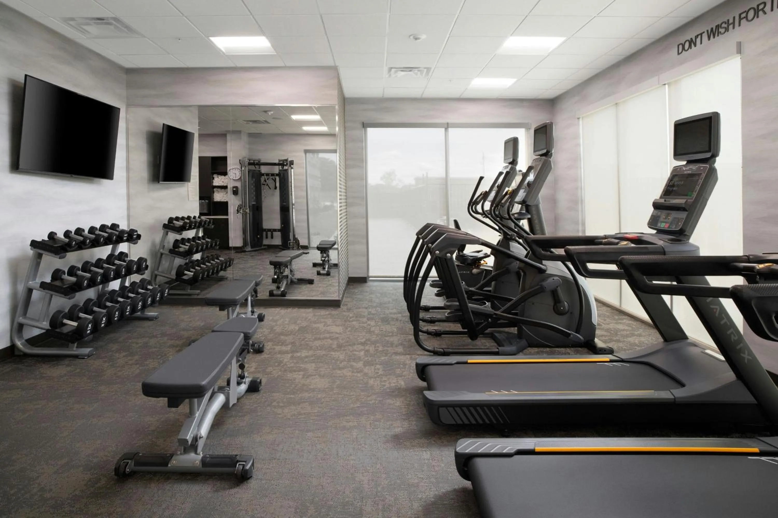 Fitness centre/facilities in Fairfield Inn & Suites DeSoto Dallas South