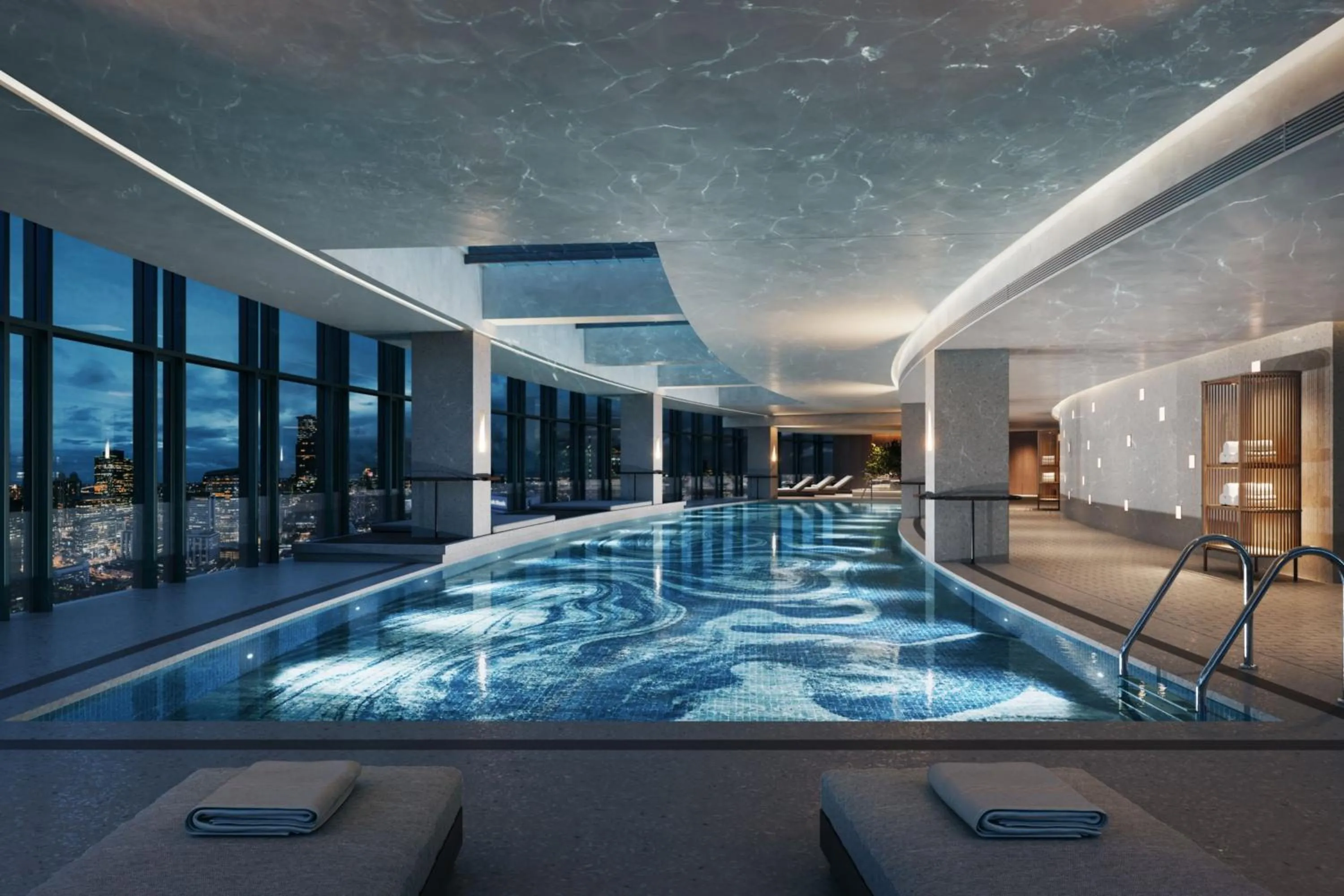 Swimming pool in Sheraton Hangzhou Fuyang