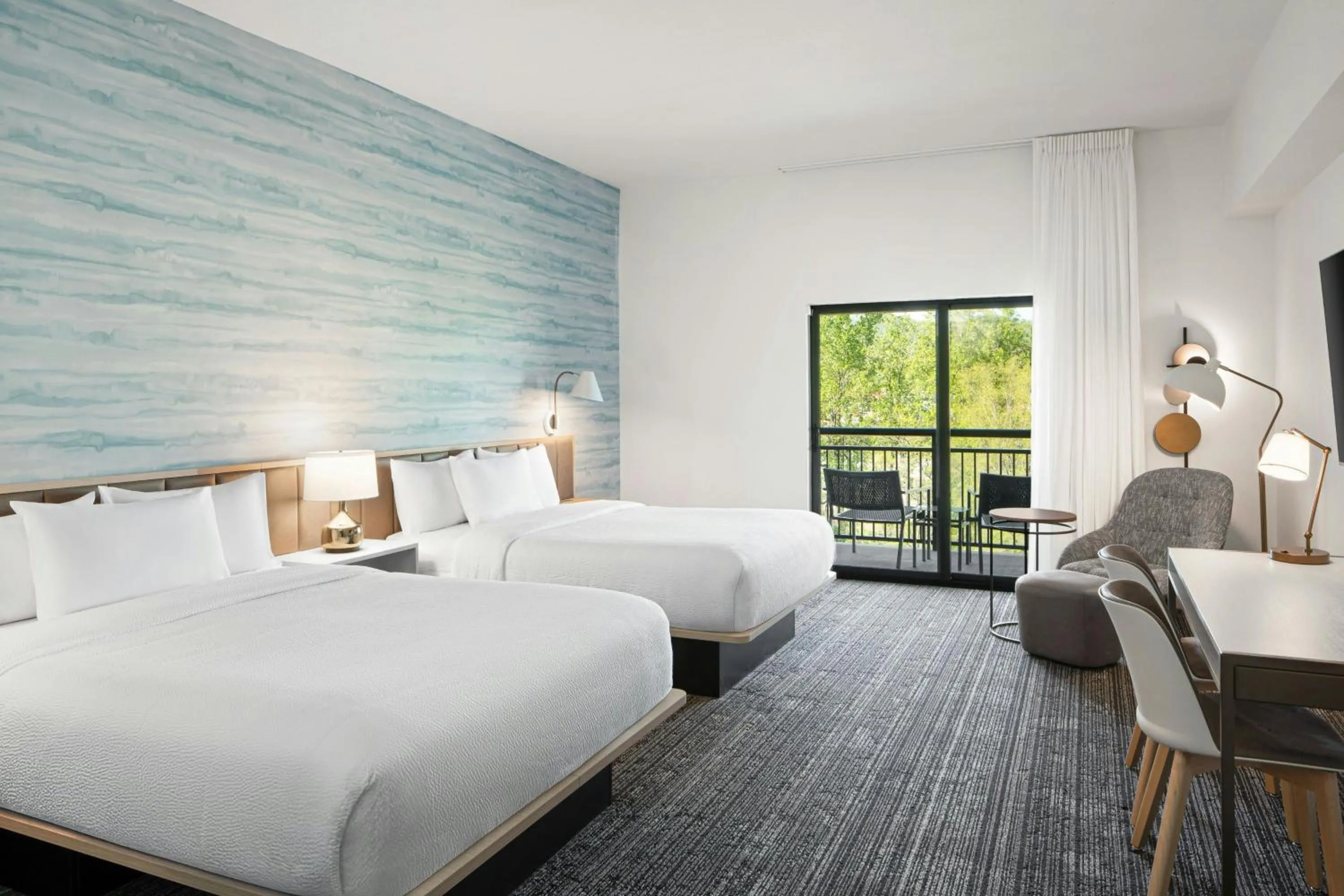 Photo of the whole room, Bed in TownePlace Suites Pigeon Forge