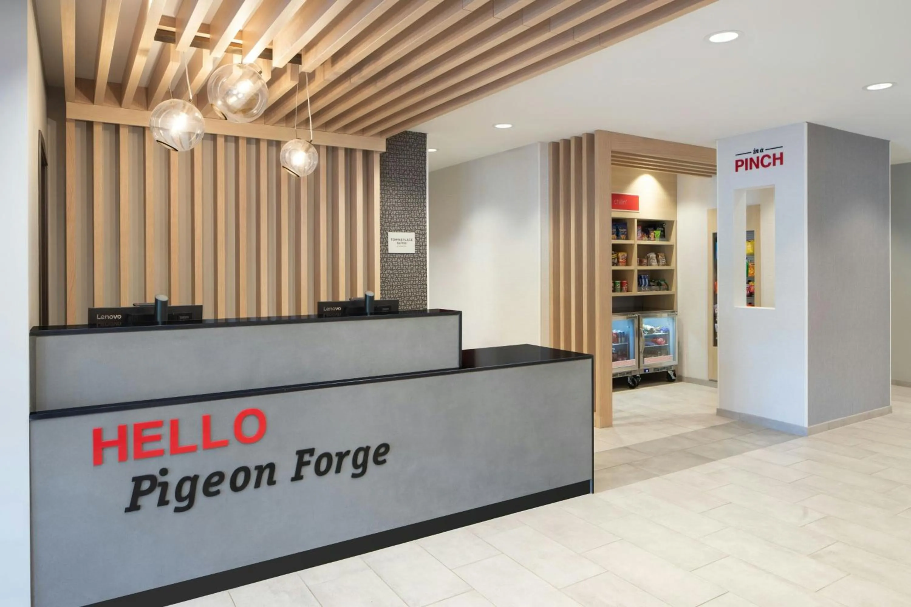 Lobby or reception in TownePlace Suites Pigeon Forge