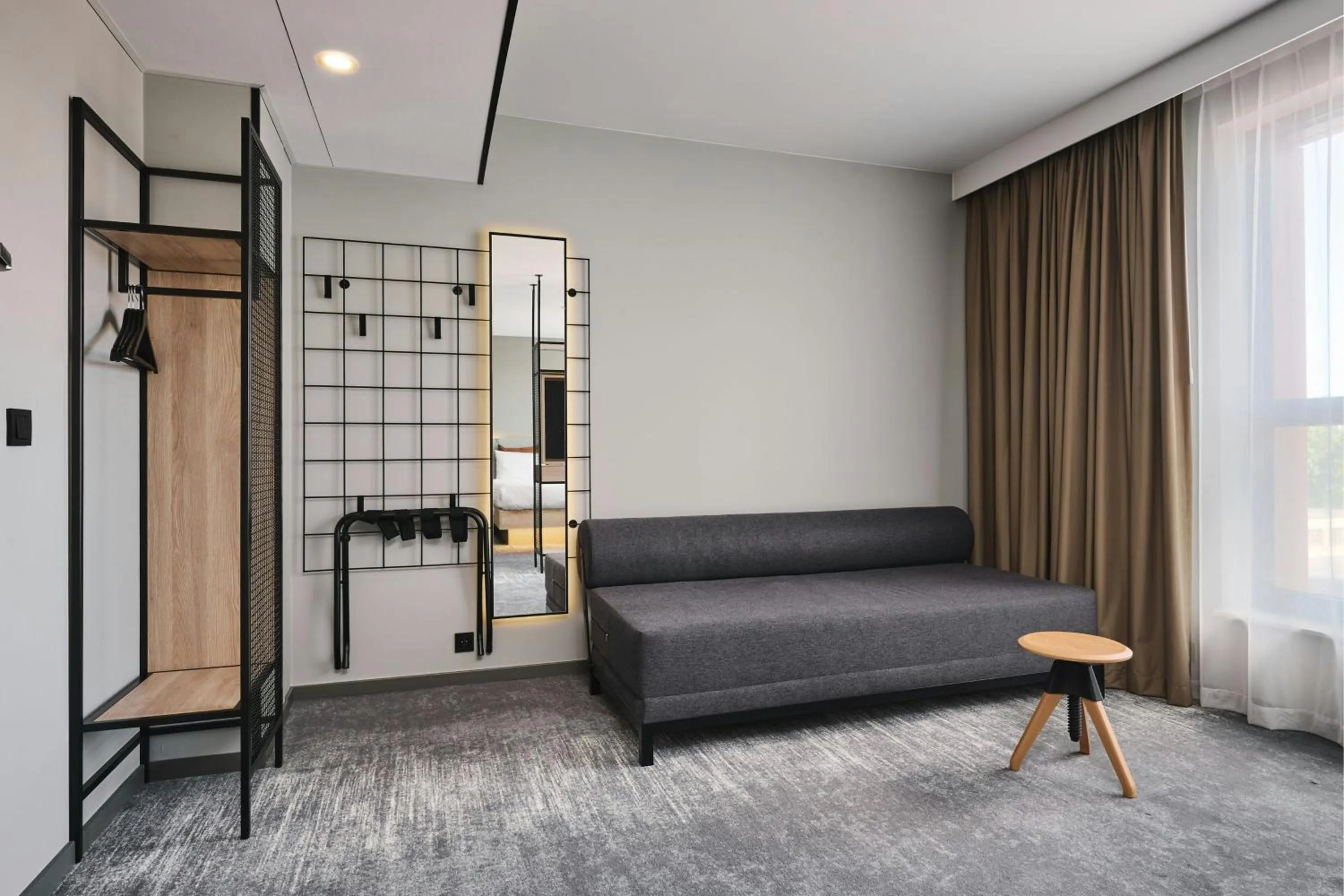 Photo of the whole room in Moxy Warsaw City