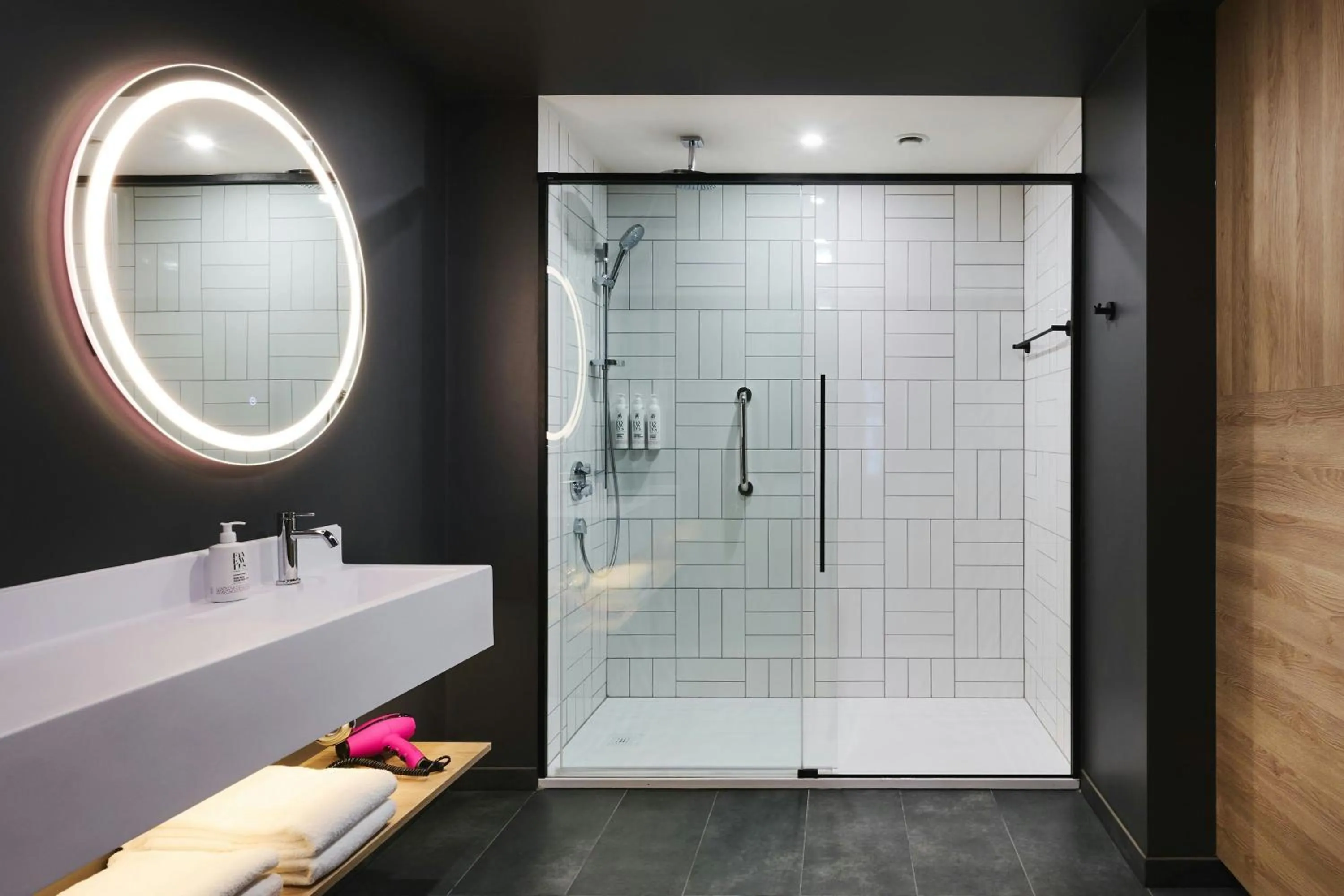 Bathroom in Moxy Warsaw City