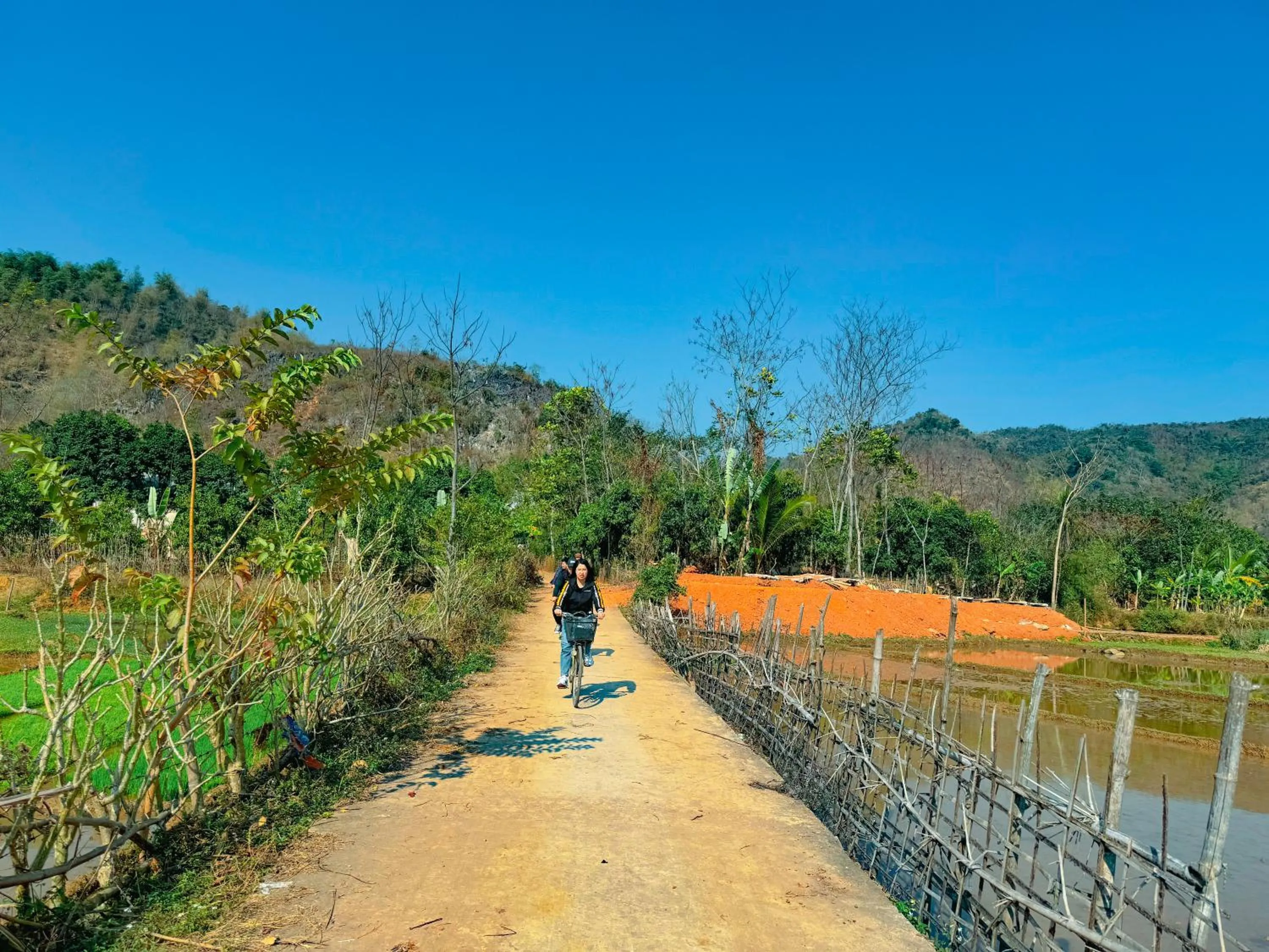 Cycling in Mai Chau Villas